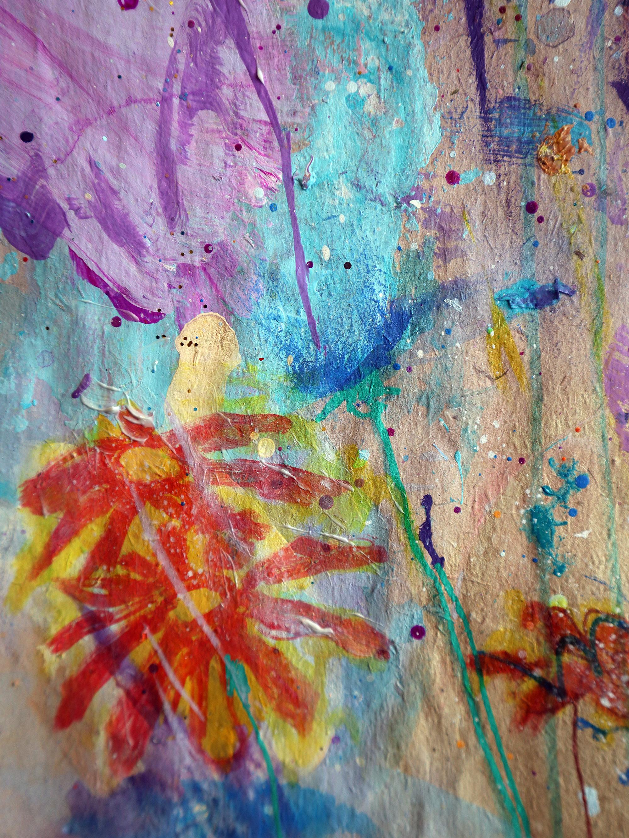 Fantasia con fiori 18 in vendita 8