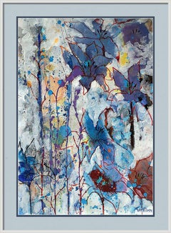 "Fantasy with Flowers 228" Mixed , paper, 59x42cm, Unframed