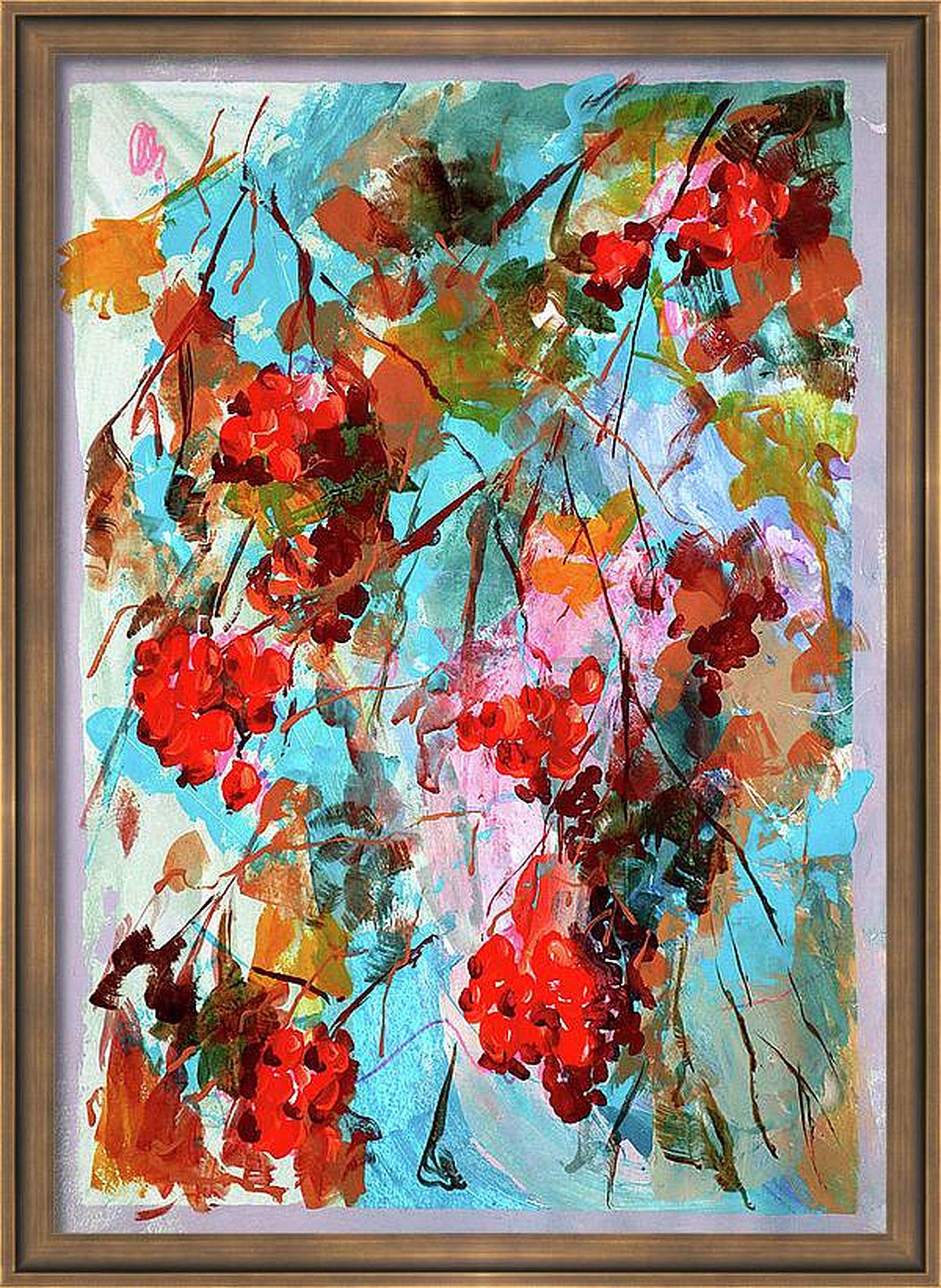 Fantasie mit Blumen 23 – Painting von RAKHMET REDZHEPOV (RAMZI)