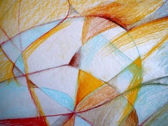 Fantasy with Flowers 255: Mixed Media Painting on Paper, 59x42cm