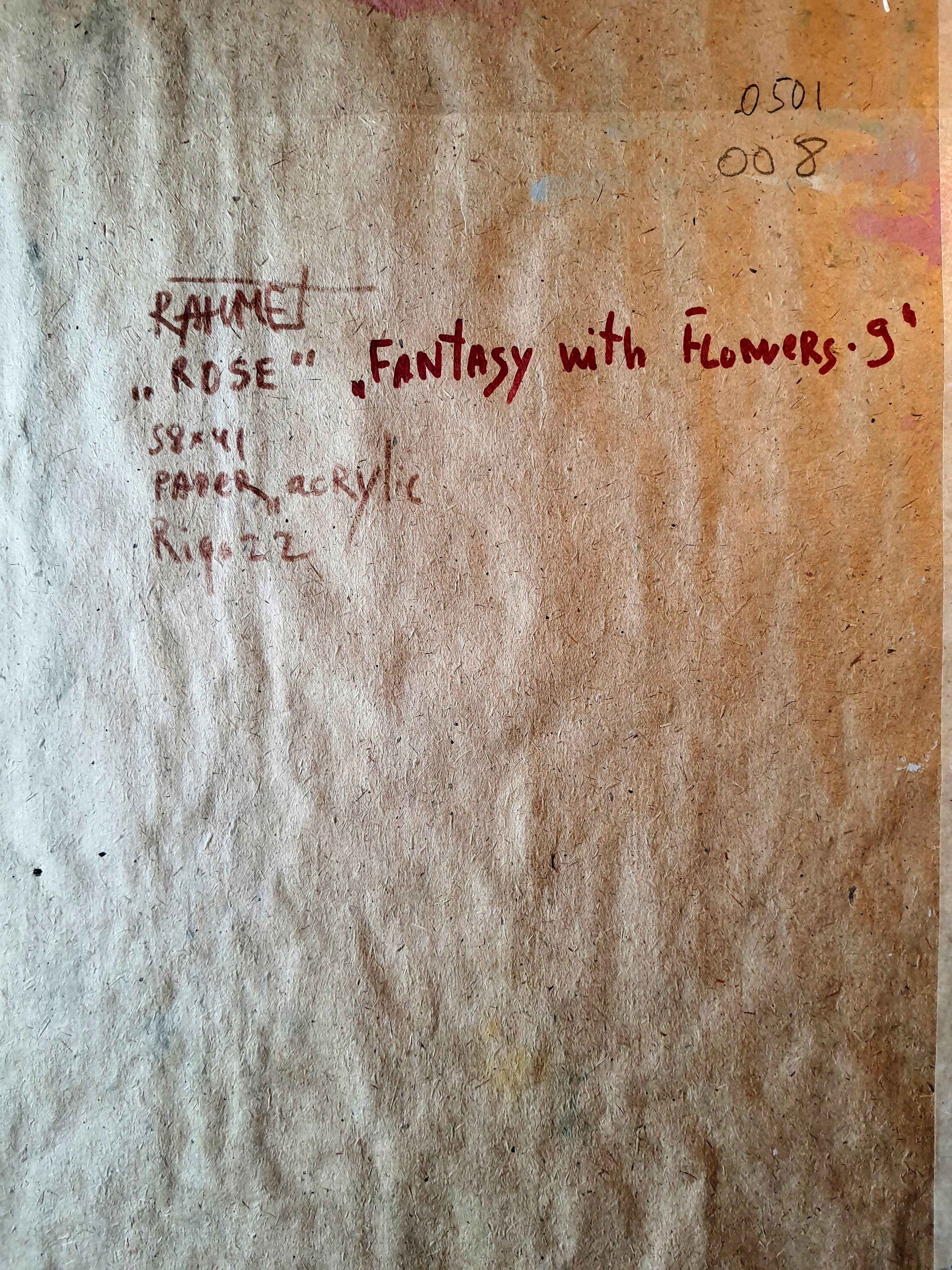 Fantasía con flores 26 - Painting de RAKHMET REDZHEPOV (RAMZI)