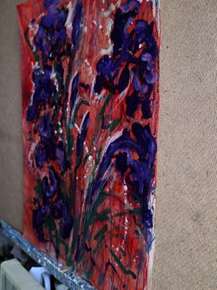 Fantasy with Flowers 272: Mixed Media Painting on Paper, 59x42cm