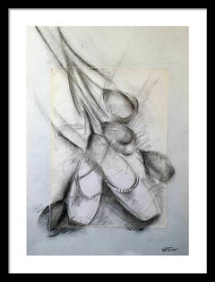 Fantasy with Flowers 274: Mixed Media Painting on Paper, 59x42cm