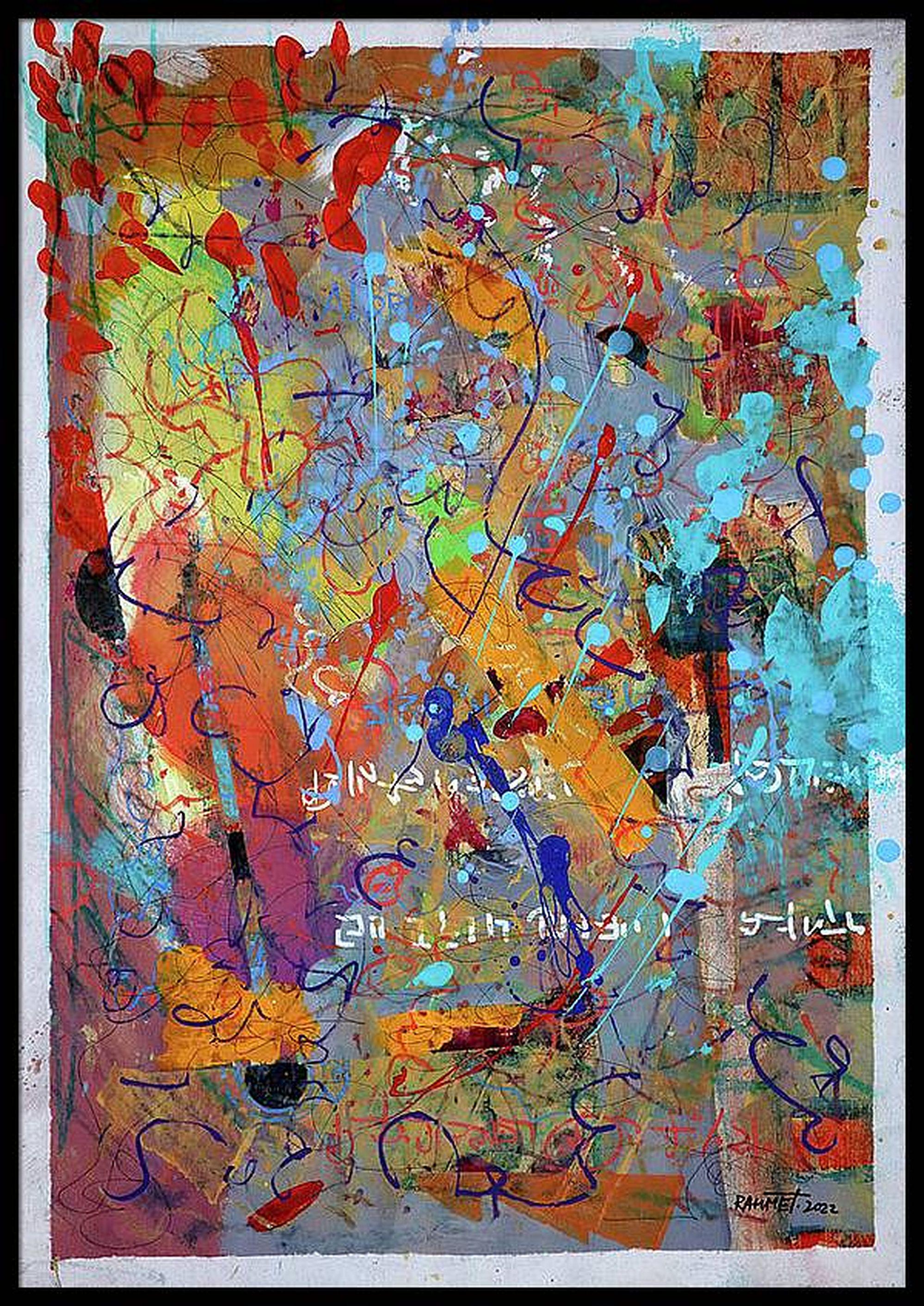 Fantasie mit Blumen 29 – Painting von RAKHMET REDZHEPOV (RAMZI)