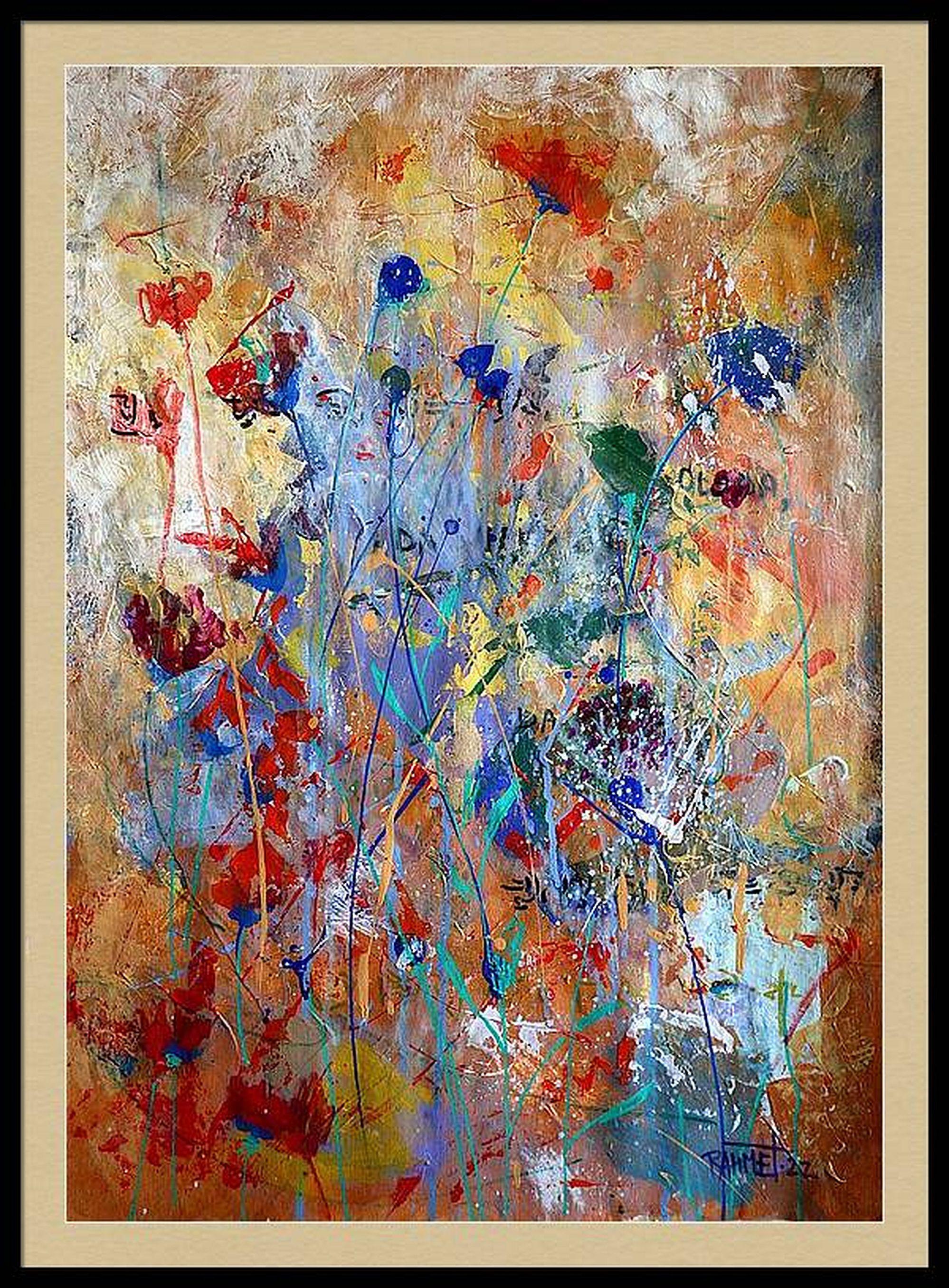 Fantasía con flores 30 - Painting de RAKHMET REDZHEPOV (RAMZI)