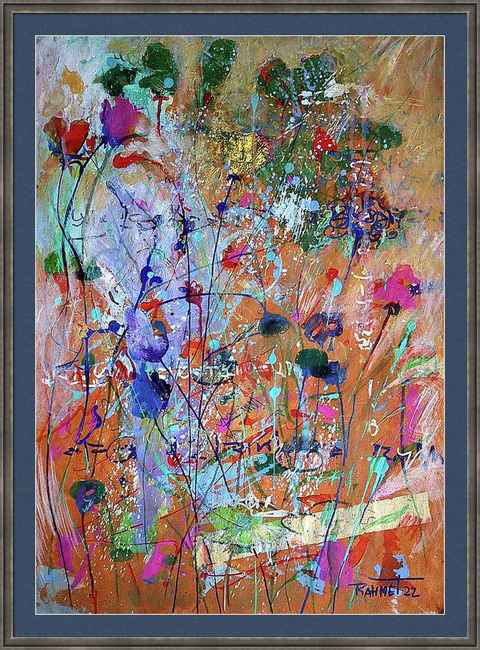 Fantasie mit Blumen 31 – Painting von RAKHMET REDZHEPOV (RAMZI)