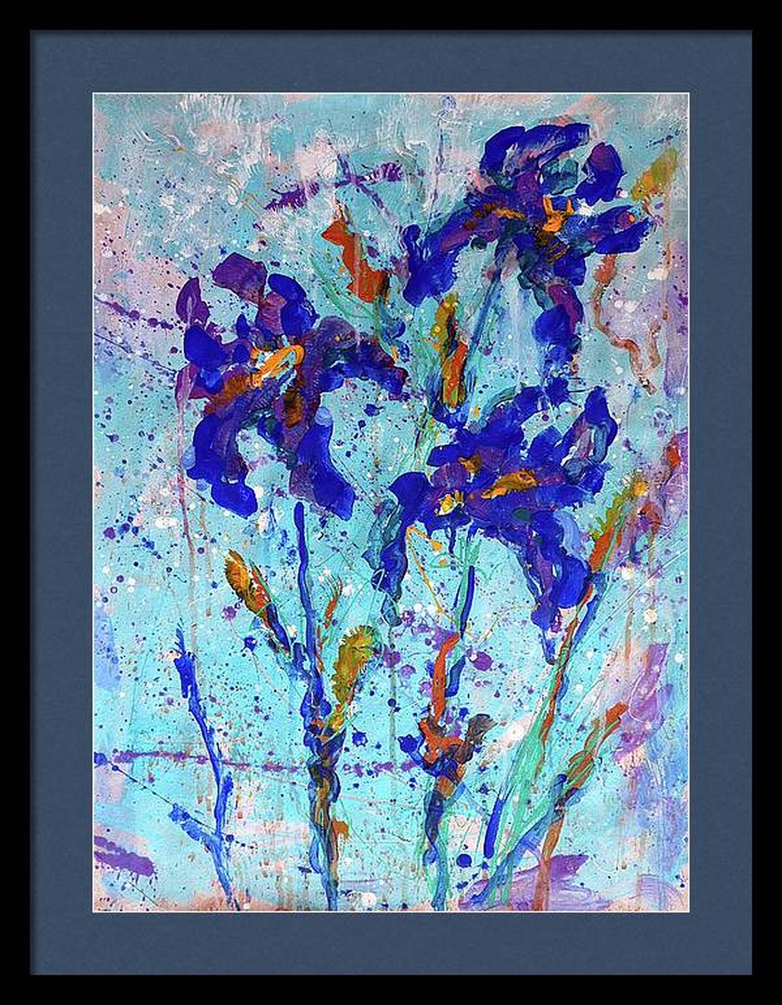 Fantasie mit Blumen 34 – Painting von RAKHMET REDZHEPOV (RAMZI)