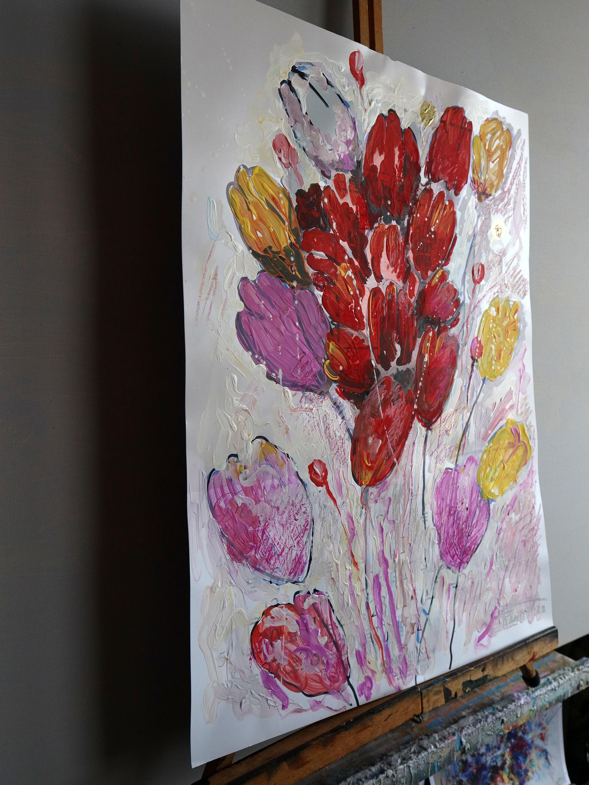 Fantasia con fiori 4 in vendita 5