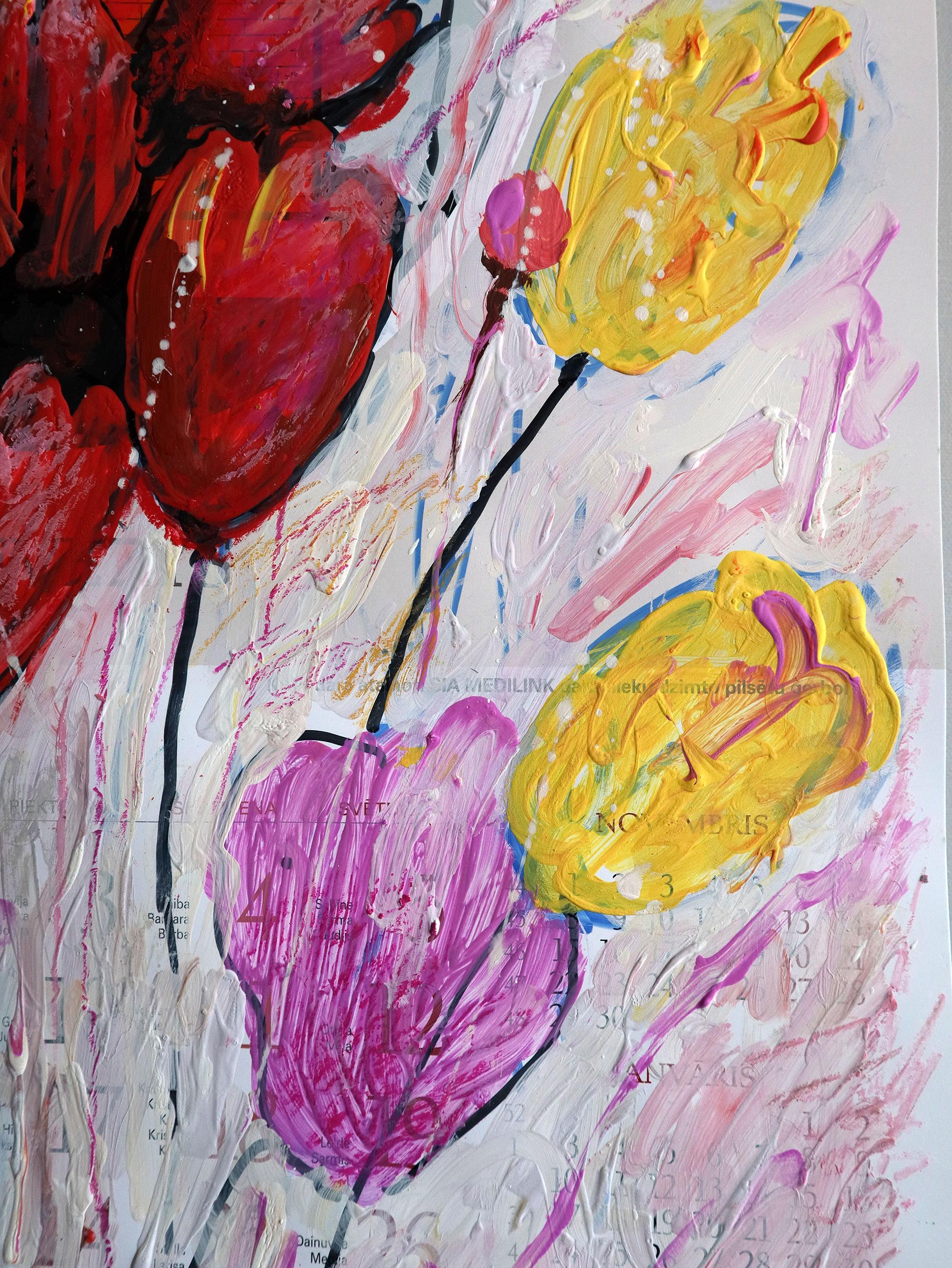 Fantasia con fiori 4 in vendita 7