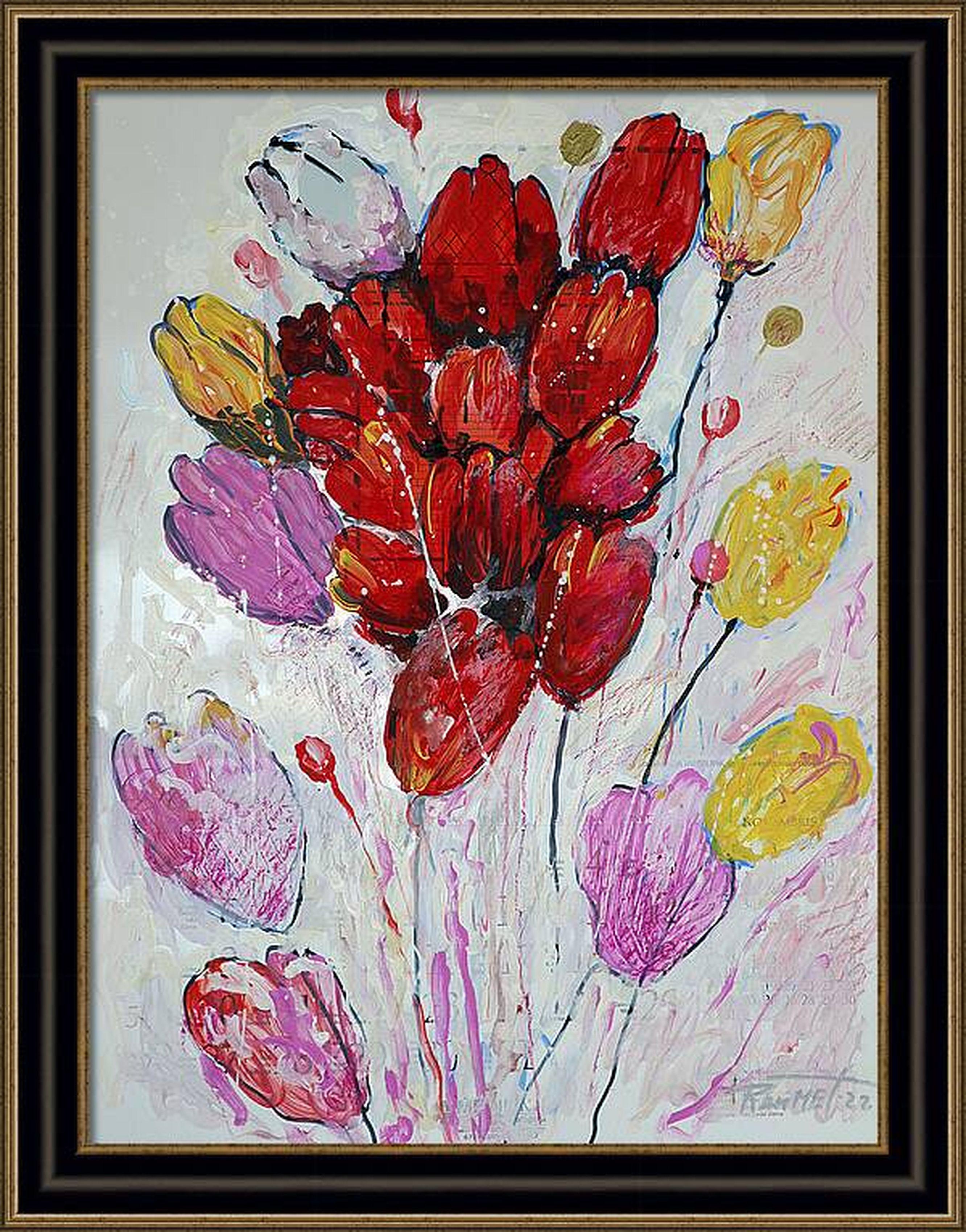 Fantasia con fiori 4 in vendita 1
