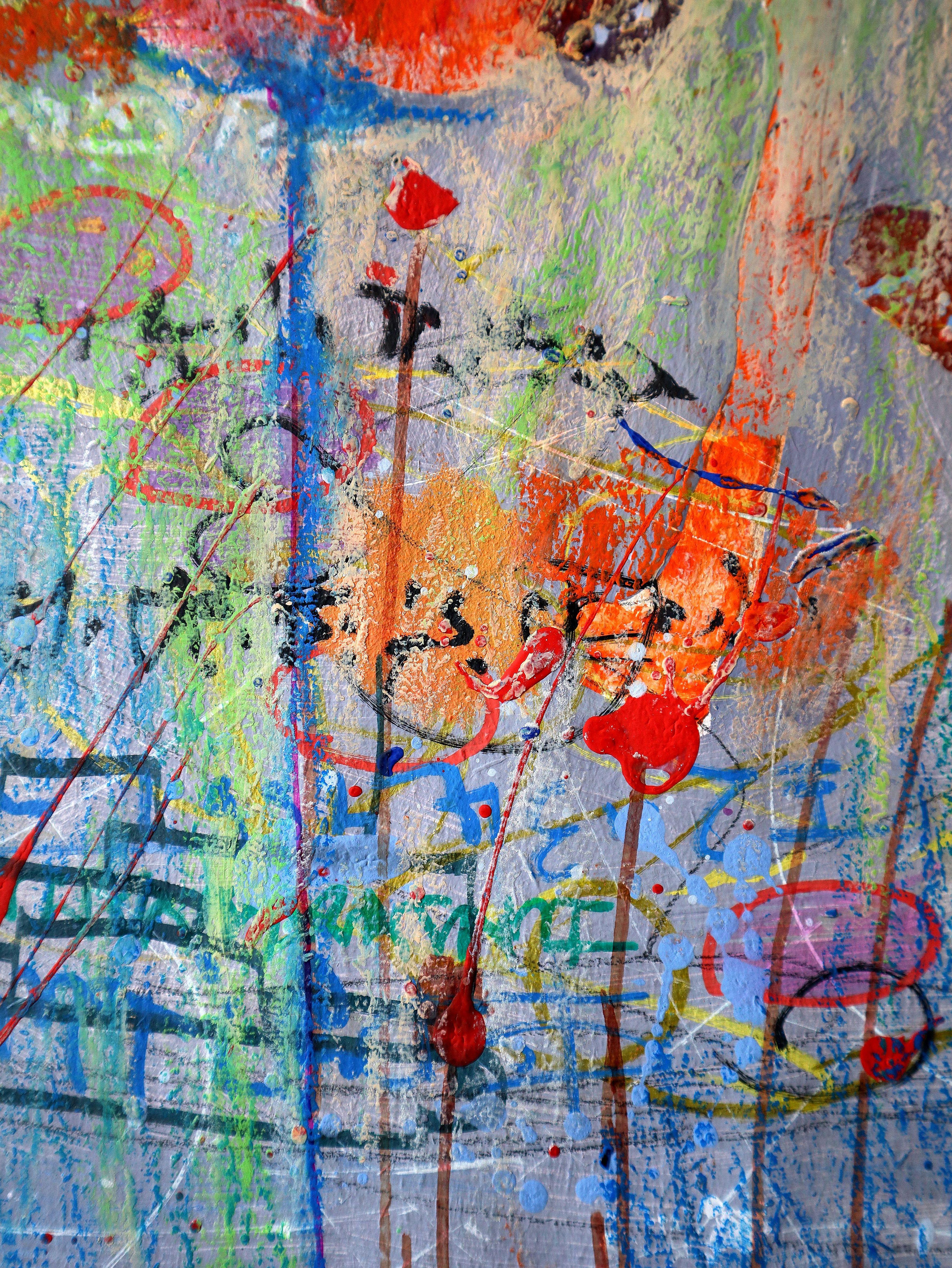 Fantasy with Flowers 50 - Painting by RAKHMET REDZHEPOV (RAMZI)