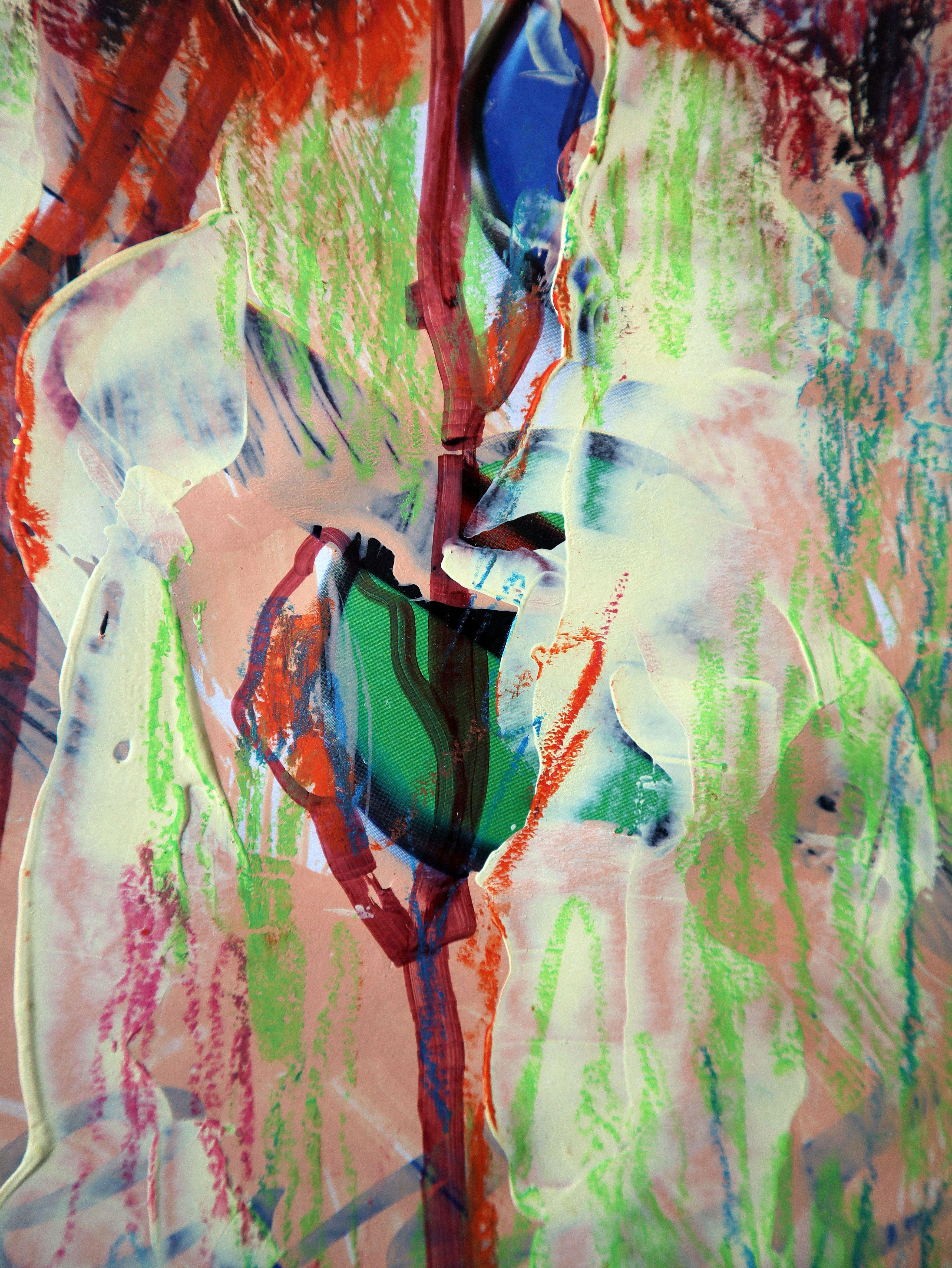 Fantasy with Flowers 55 - Painting by RAKHMET REDZHEPOV (RAMZI)