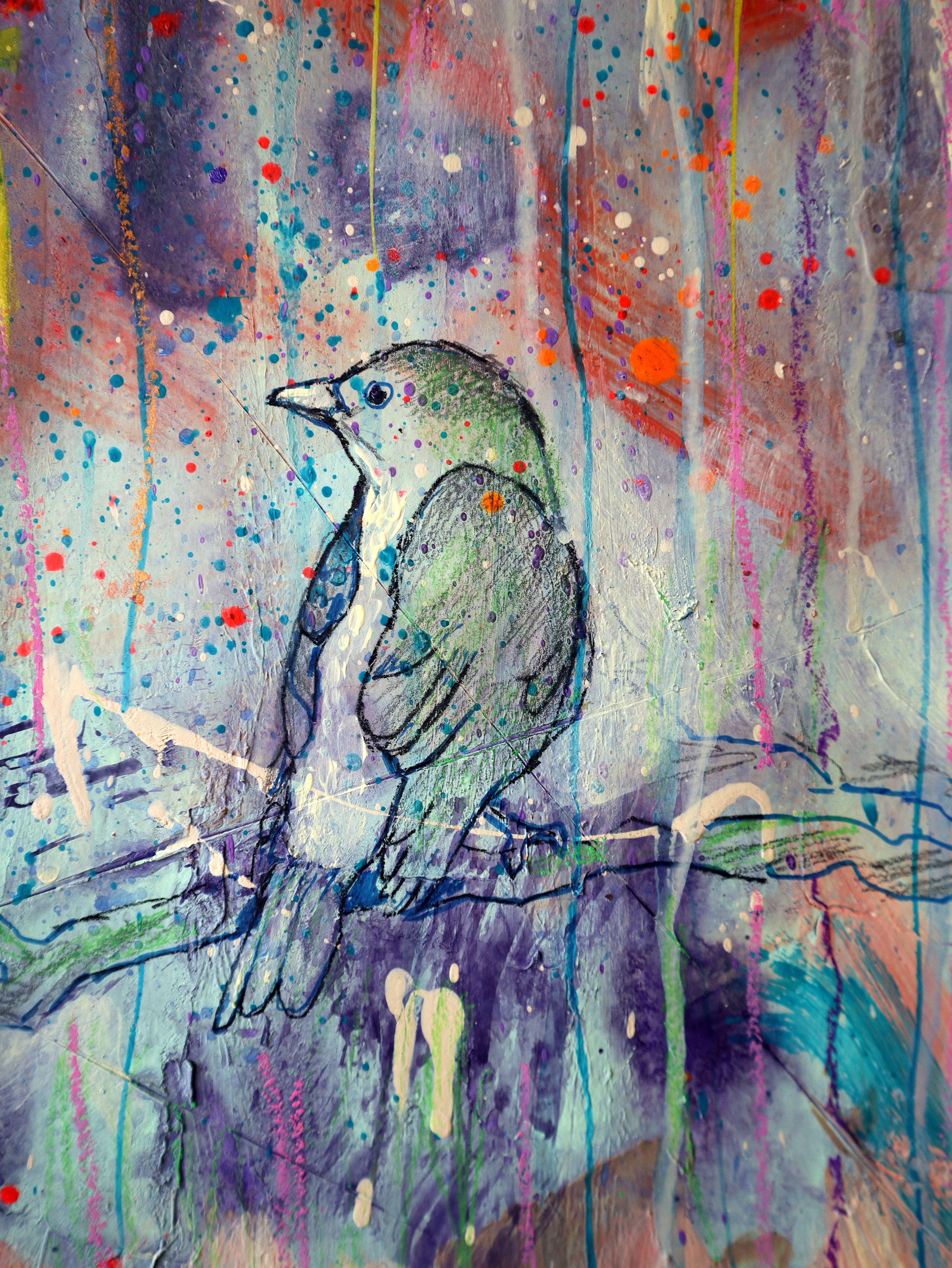 Fantasy with Flowers 57 - Painting by RAKHMET REDZHEPOV (RAMZI)