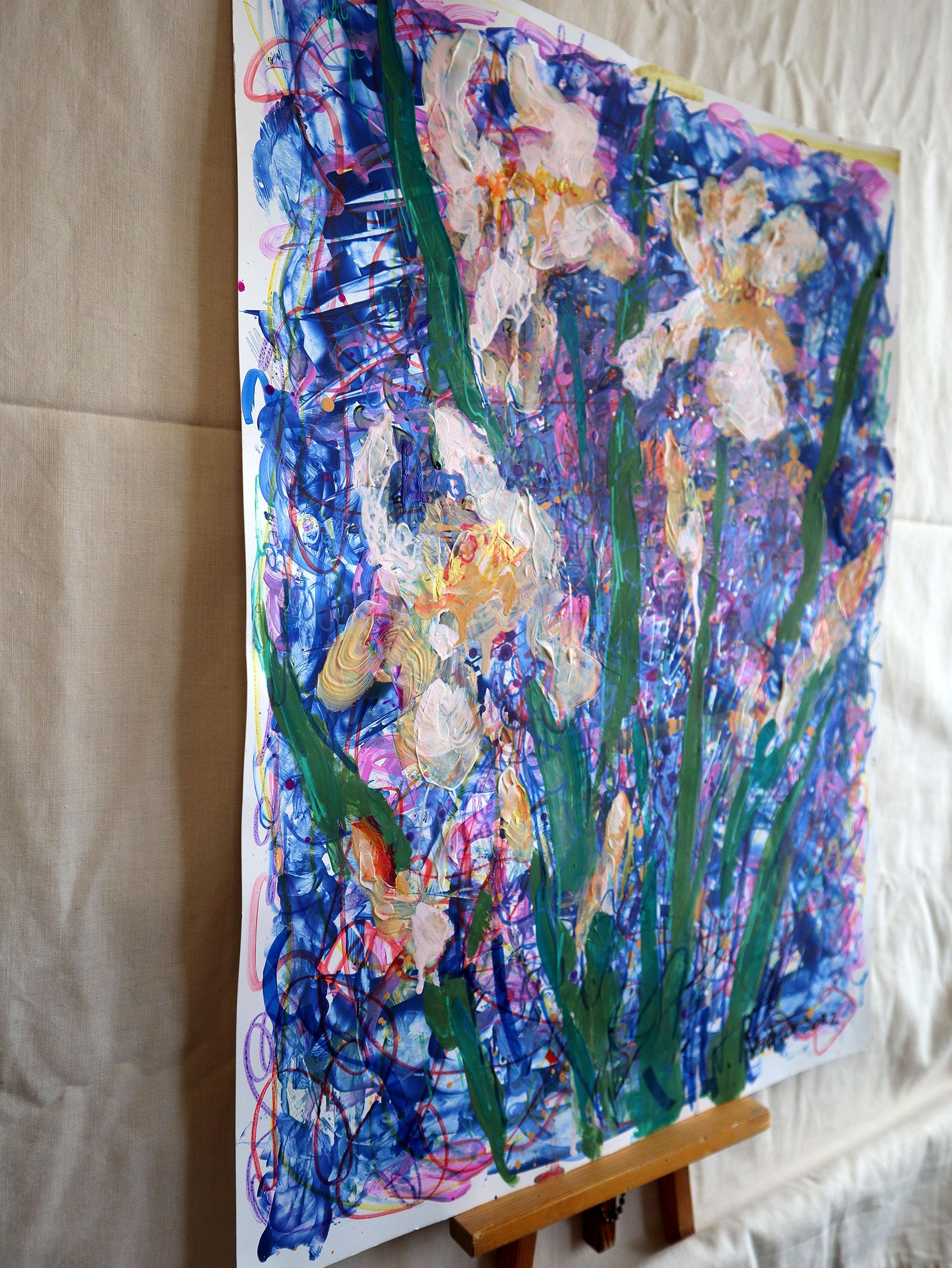 Fantasía con flores 6 - Painting de RAKHMET REDZHEPOV (RAMZI)