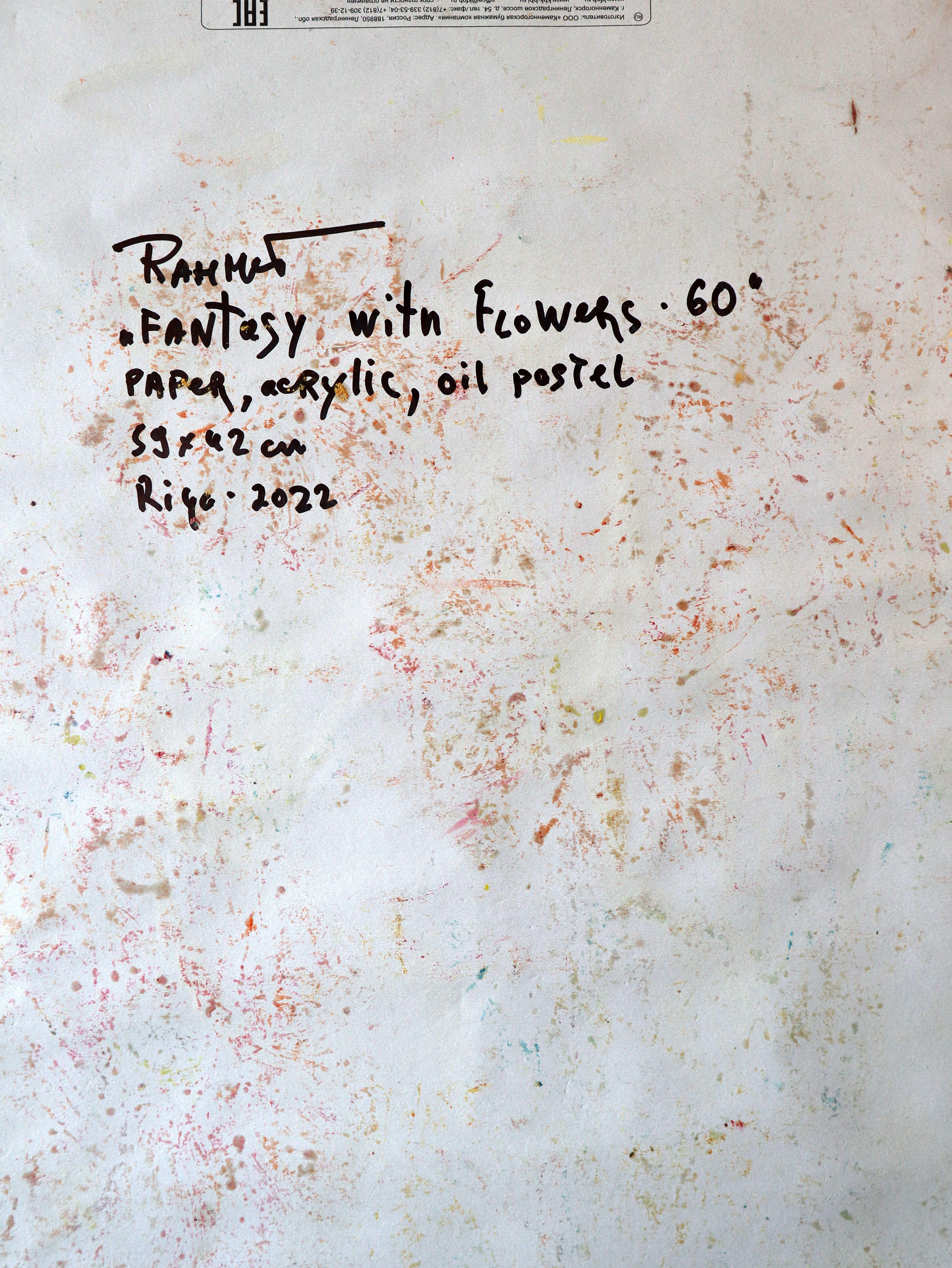 Fantasy with Flowers 60 - Painting by RAKHMET REDZHEPOV (RAMZI)