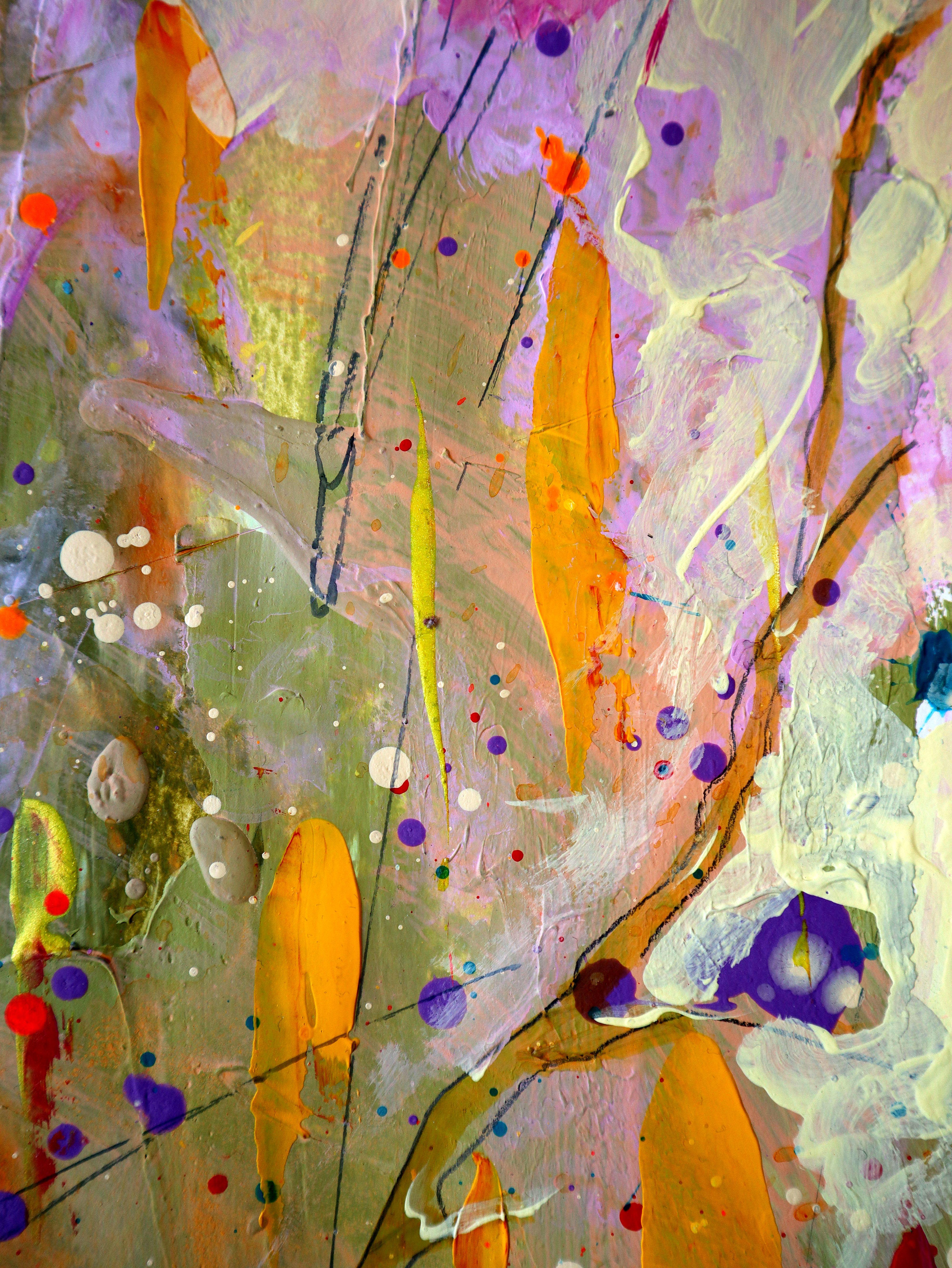 Fantasy with Flowers 65 - Painting by RAKHMET REDZHEPOV (RAMZI)