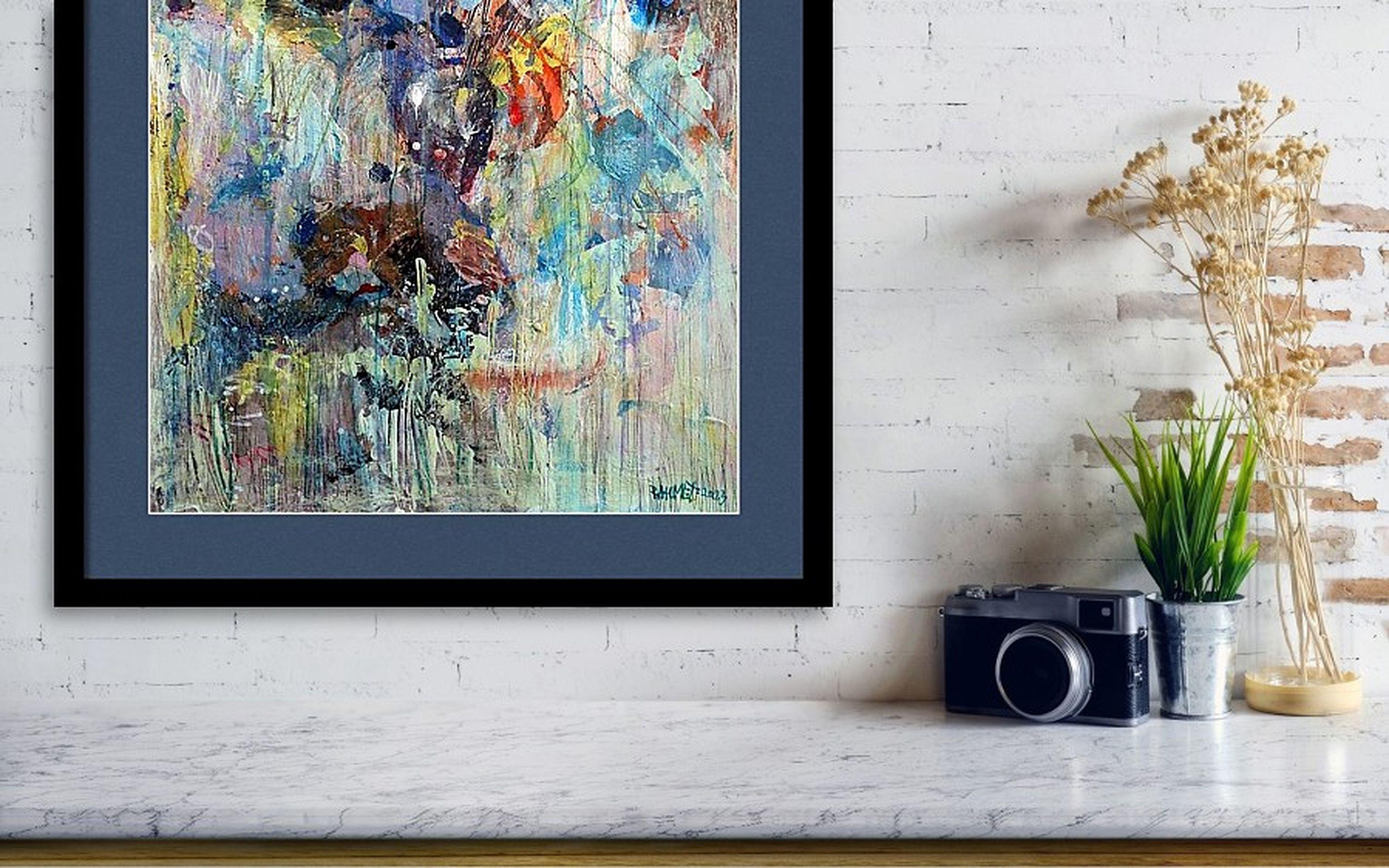 Fantasía con flores 66 - Painting de RAKHMET REDZHEPOV (RAMZI)