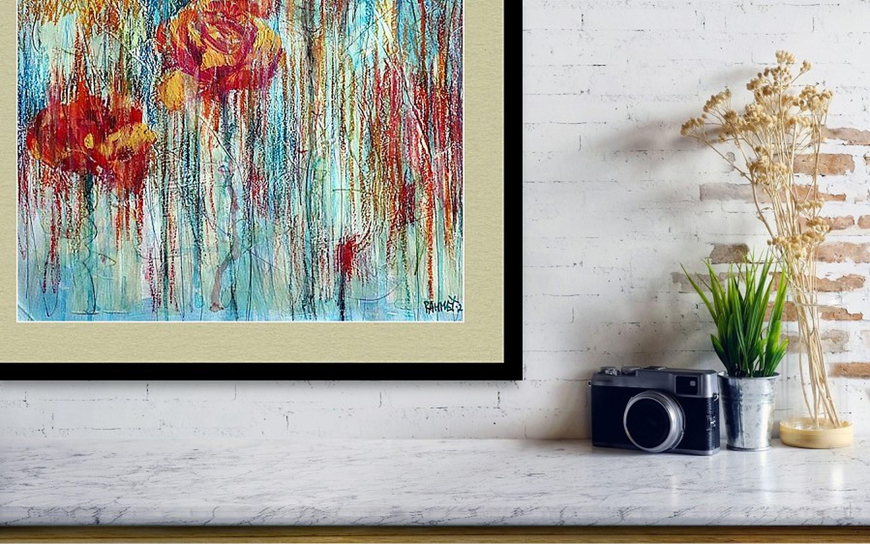 Fantasía con flores 67 - Painting de RAKHMET REDZHEPOV (RAMZI)