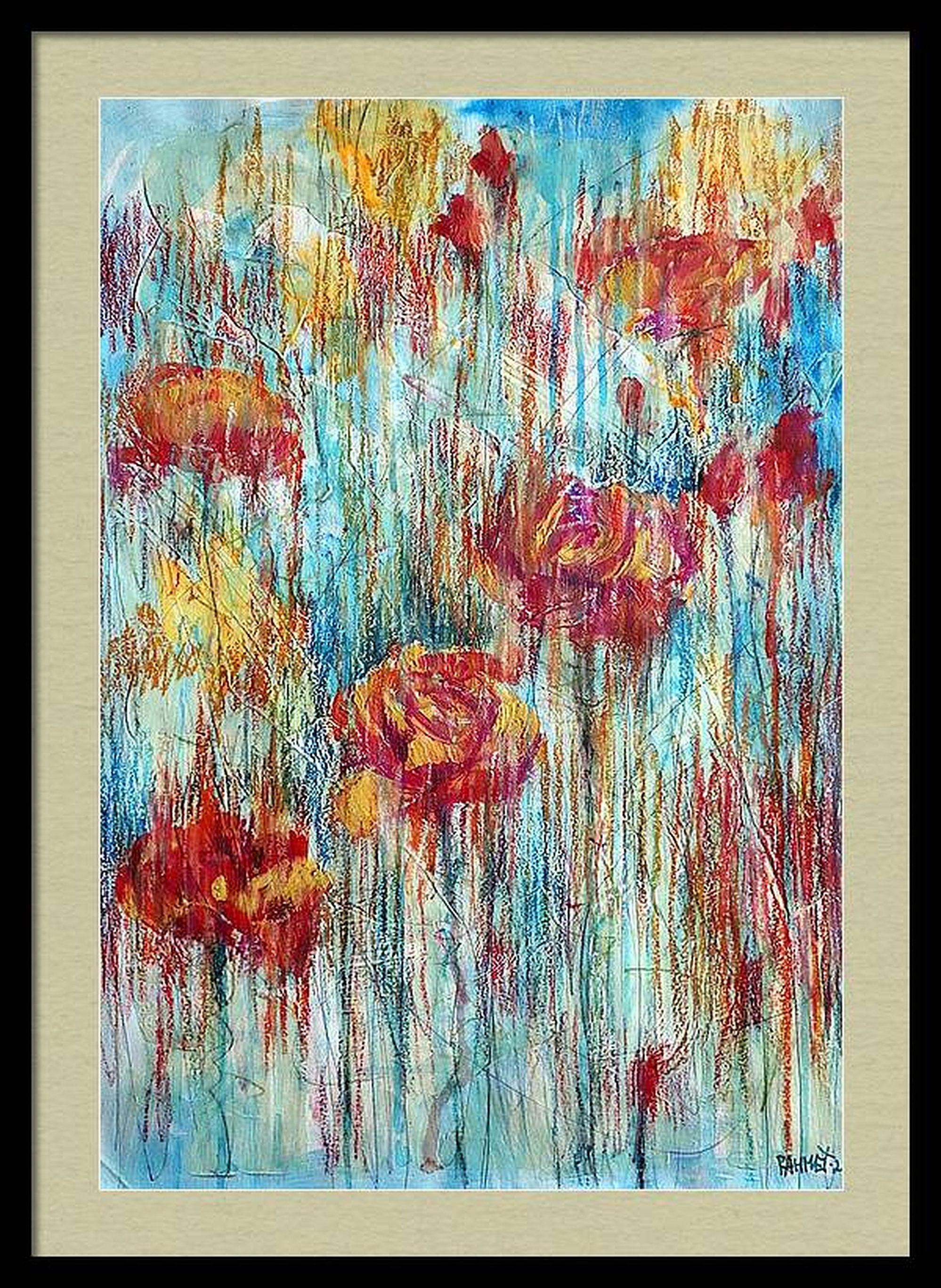 Fantasía con flores 67 - Painting Expresionista de RAKHMET REDZHEPOV (RAMZI)