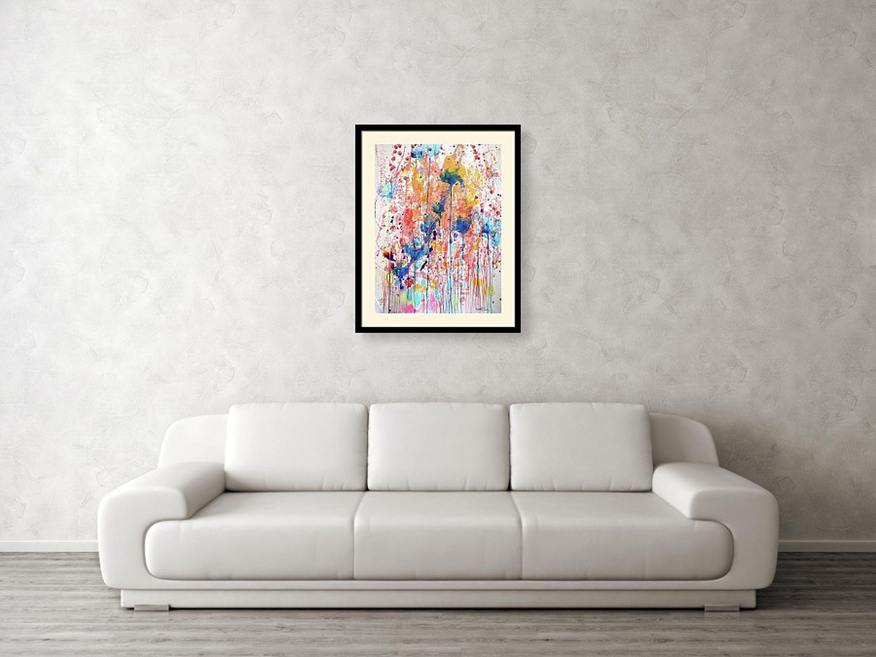 Fantasy with Flowers 69 - Painting by RAKHMET REDZHEPOV (RAMZI)