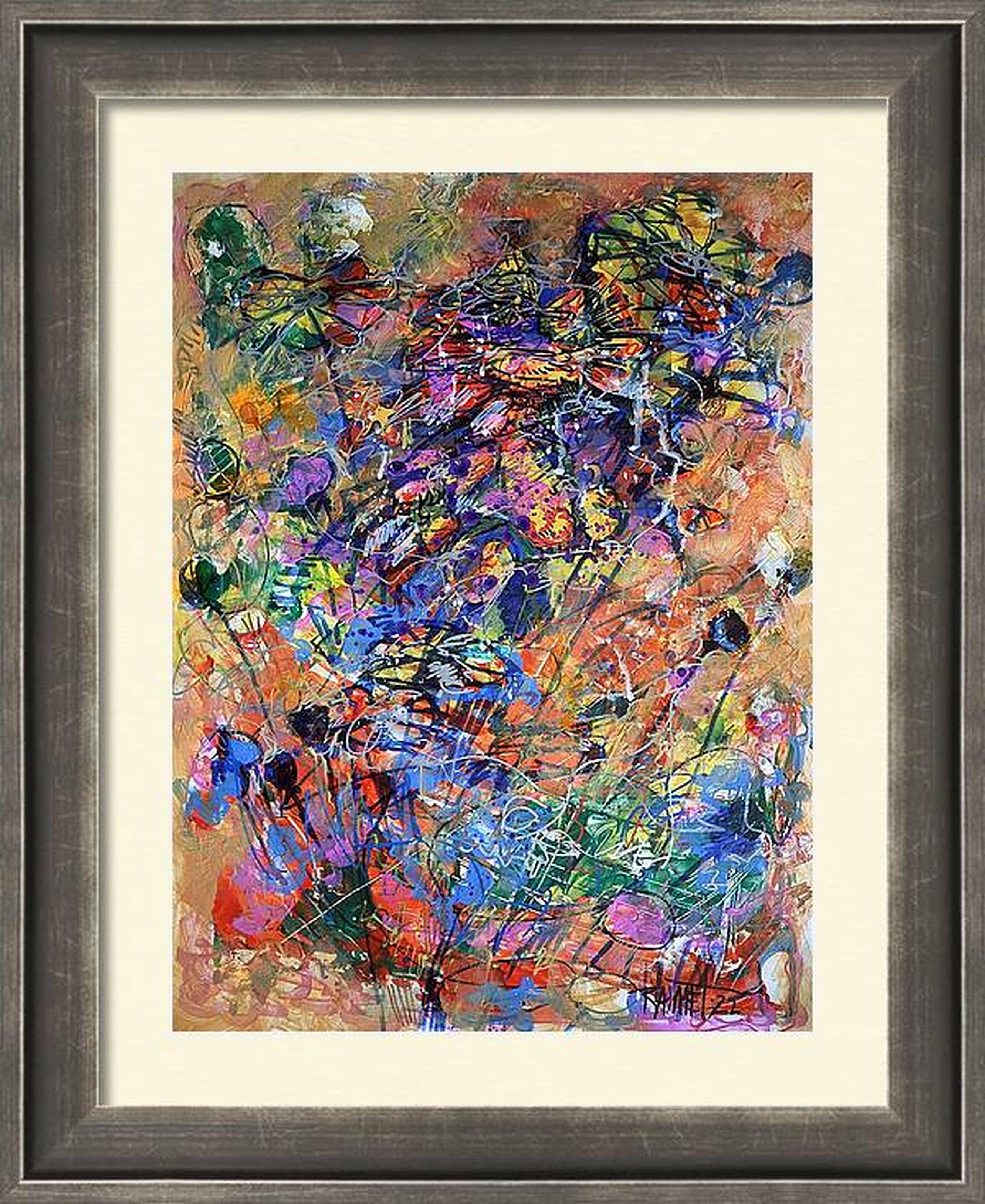 Fantasia con fiori 7 - Painting di RAKHMET REDZHEPOV (RAMZI)