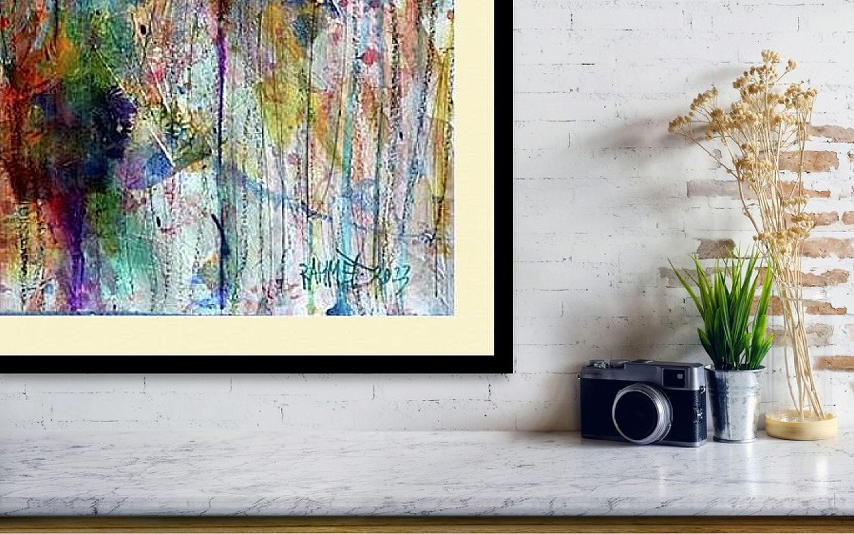 Fantasía con flores 70 - Painting de RAKHMET REDZHEPOV (RAMZI)