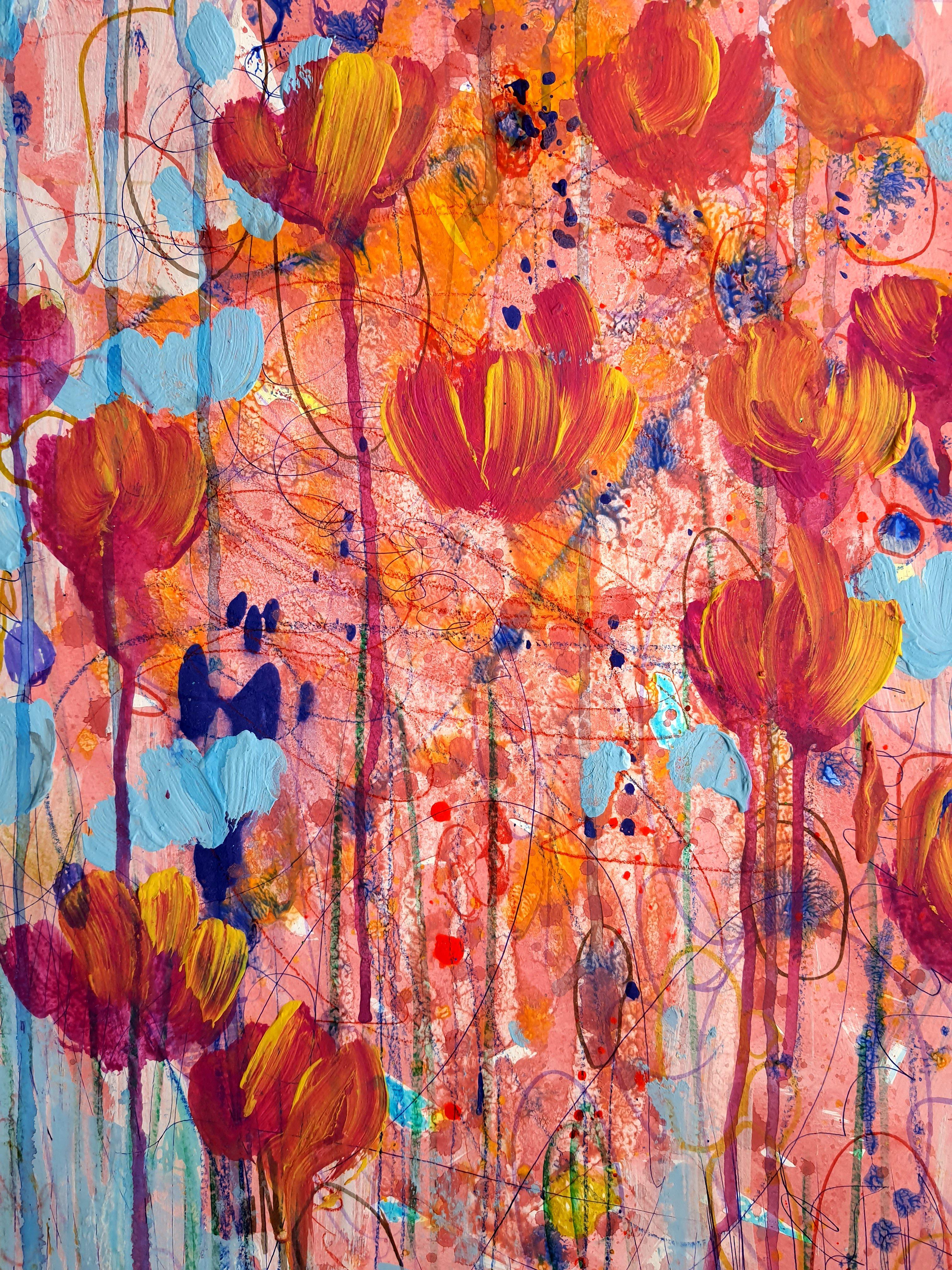 Fantasía con flores 74 en venta 5