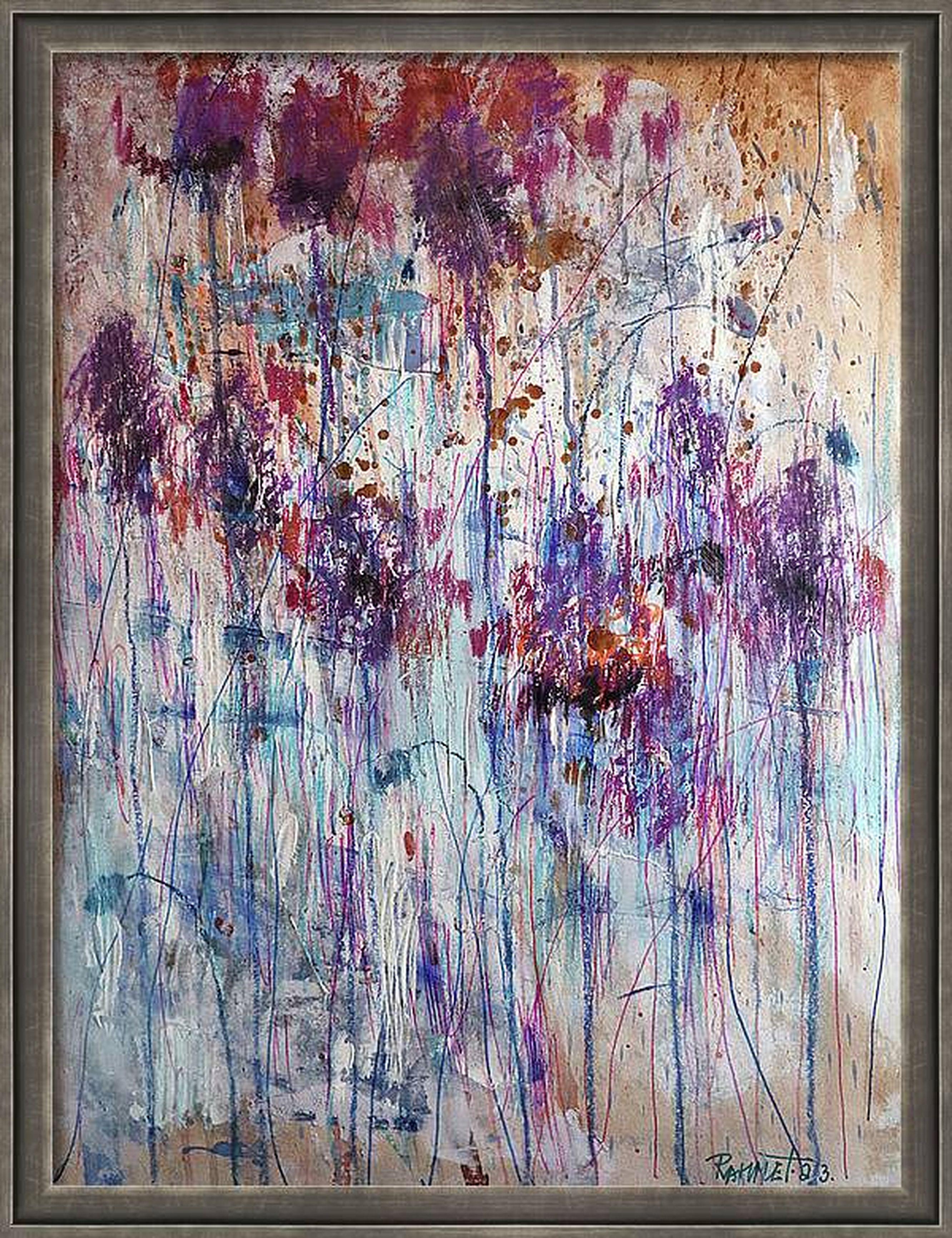 Fantasía con flores 76 - Painting de RAKHMET REDZHEPOV (RAMZI)