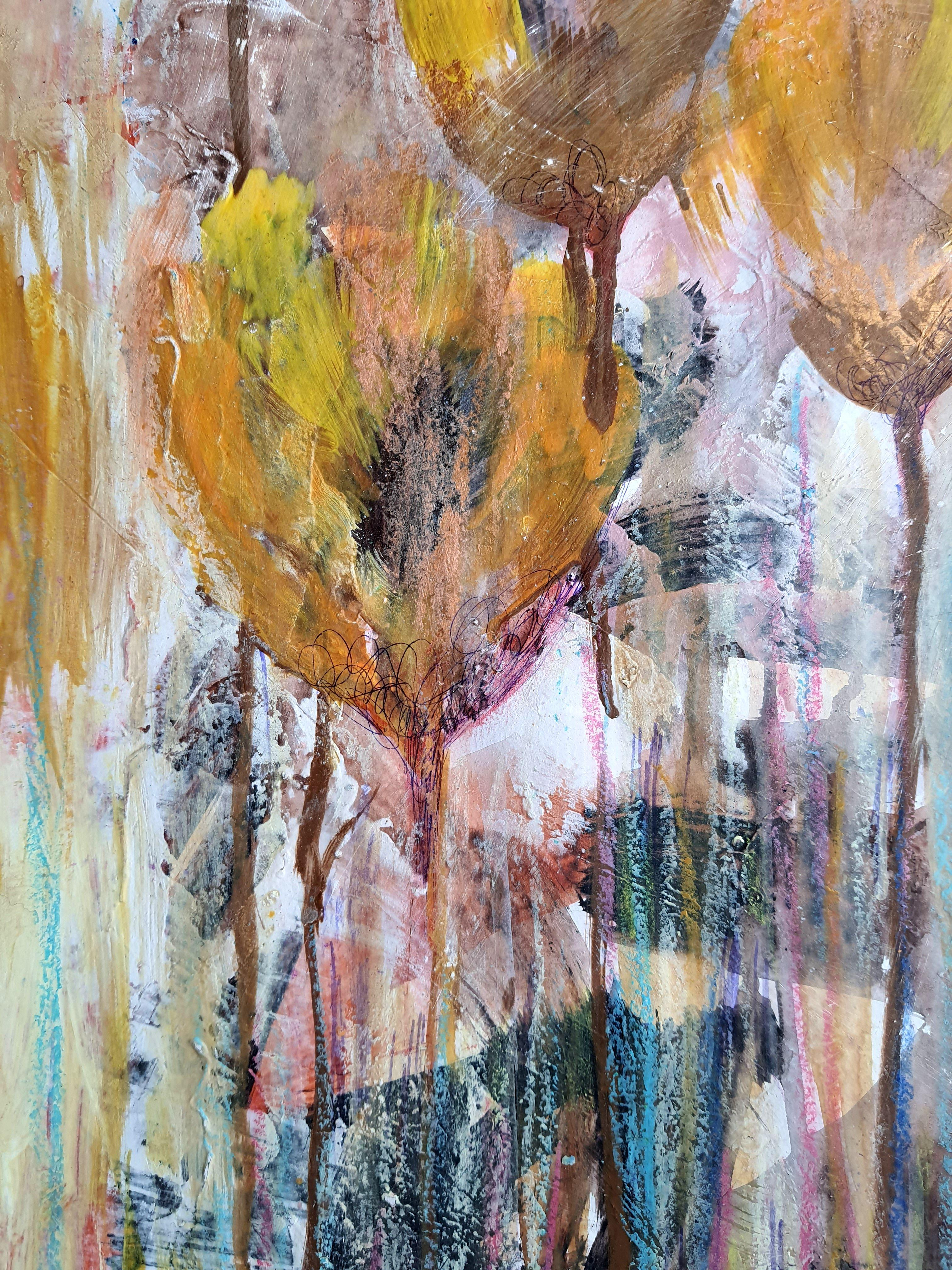 Fantasía con flores 78 - Painting de RAKHMET REDZHEPOV (RAMZI)