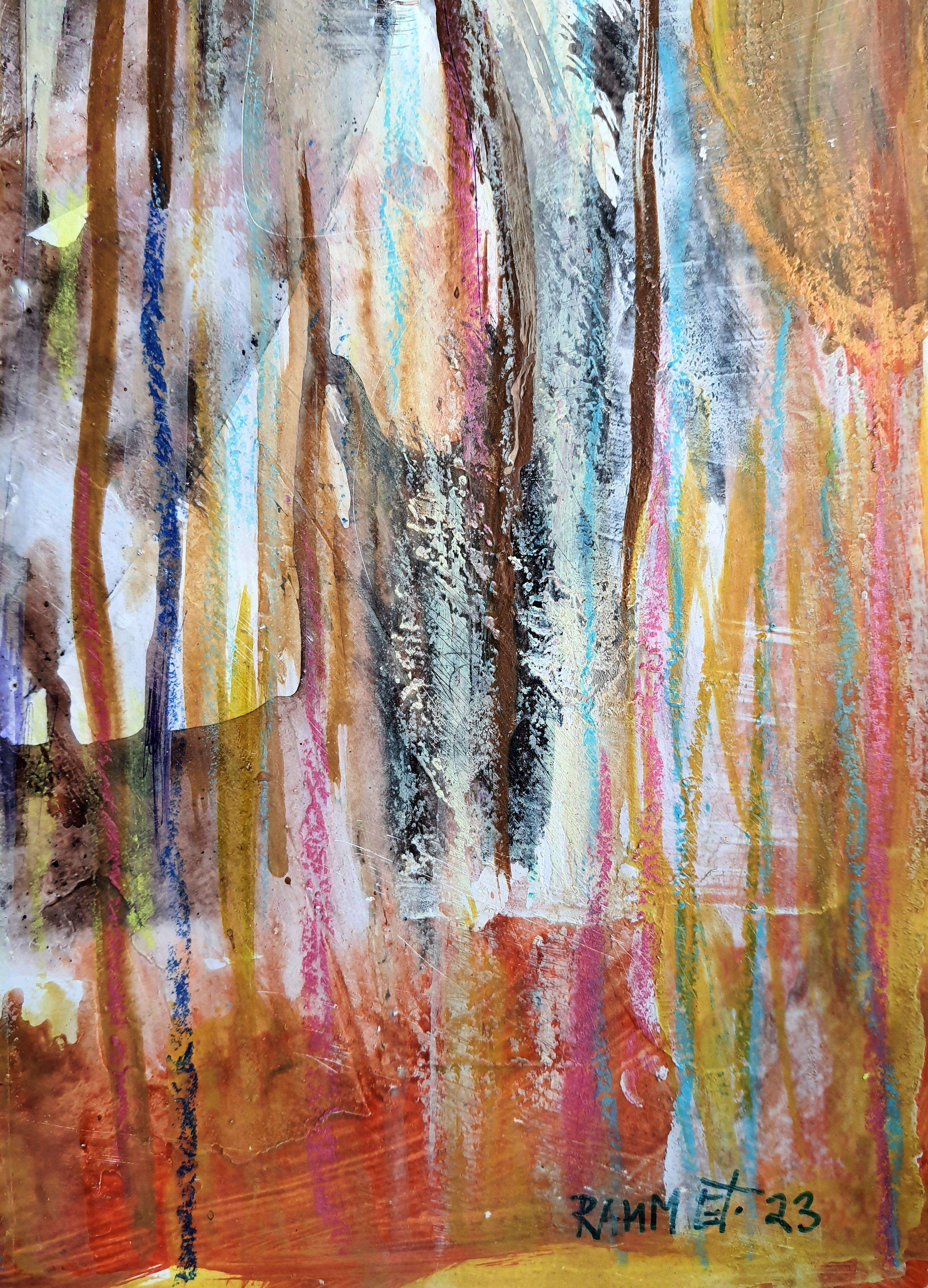 Fantasía con flores 78 - Painting Impresionista de RAKHMET REDZHEPOV (RAMZI)