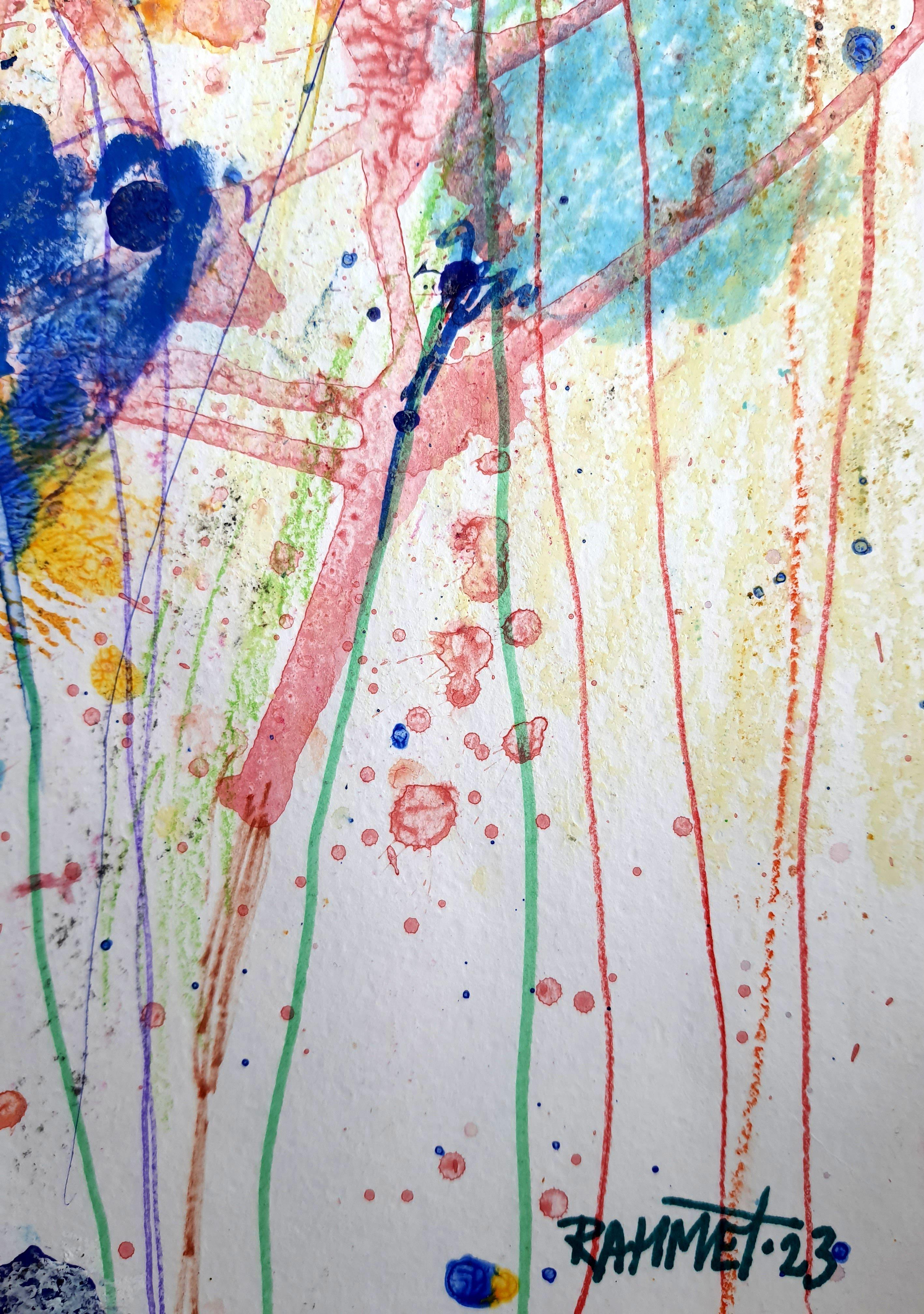 Fantasía con flores 79 - Painting de RAKHMET REDZHEPOV (RAMZI)