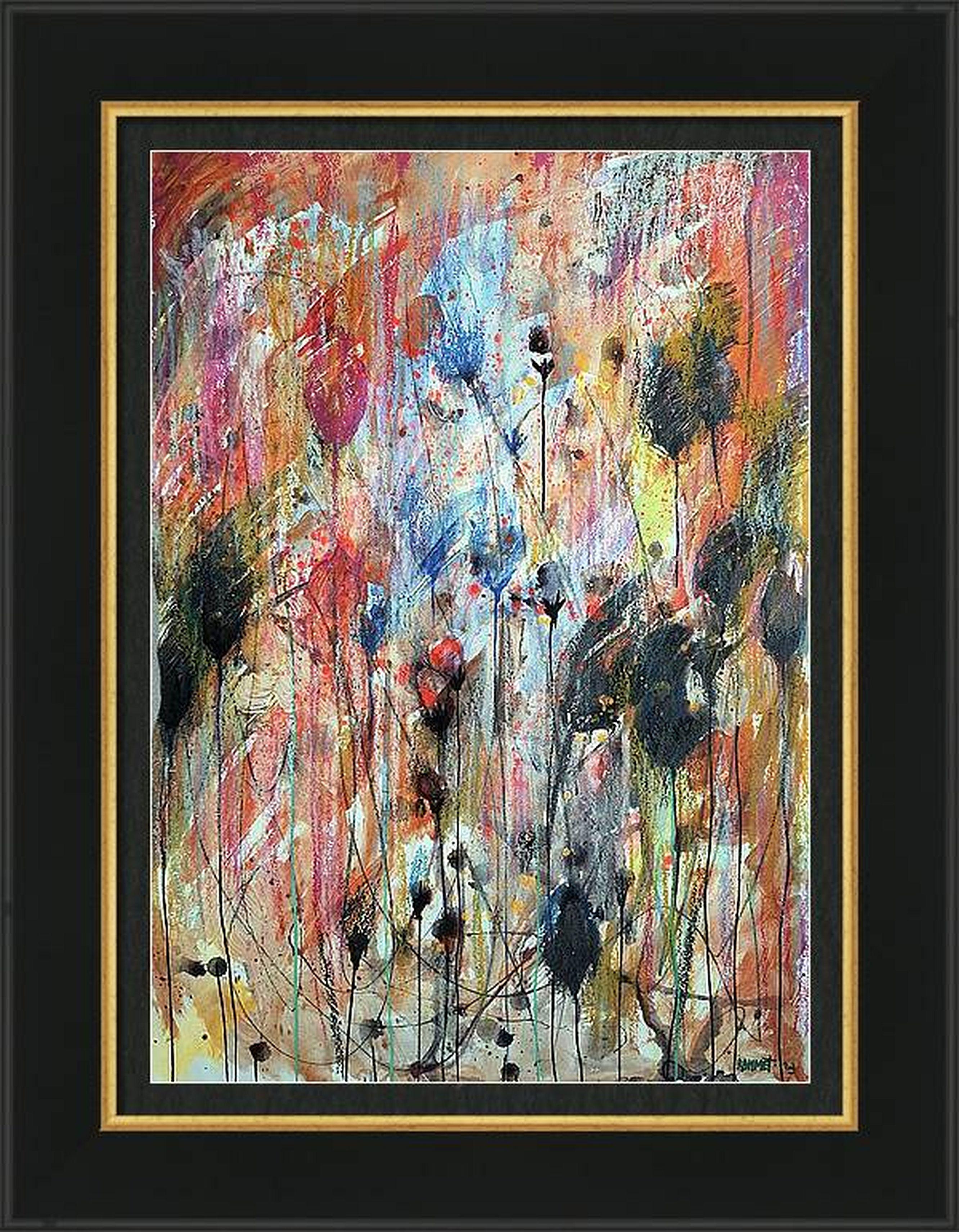 Fantasía con flores 80 - Painting de RAKHMET REDZHEPOV (RAMZI)