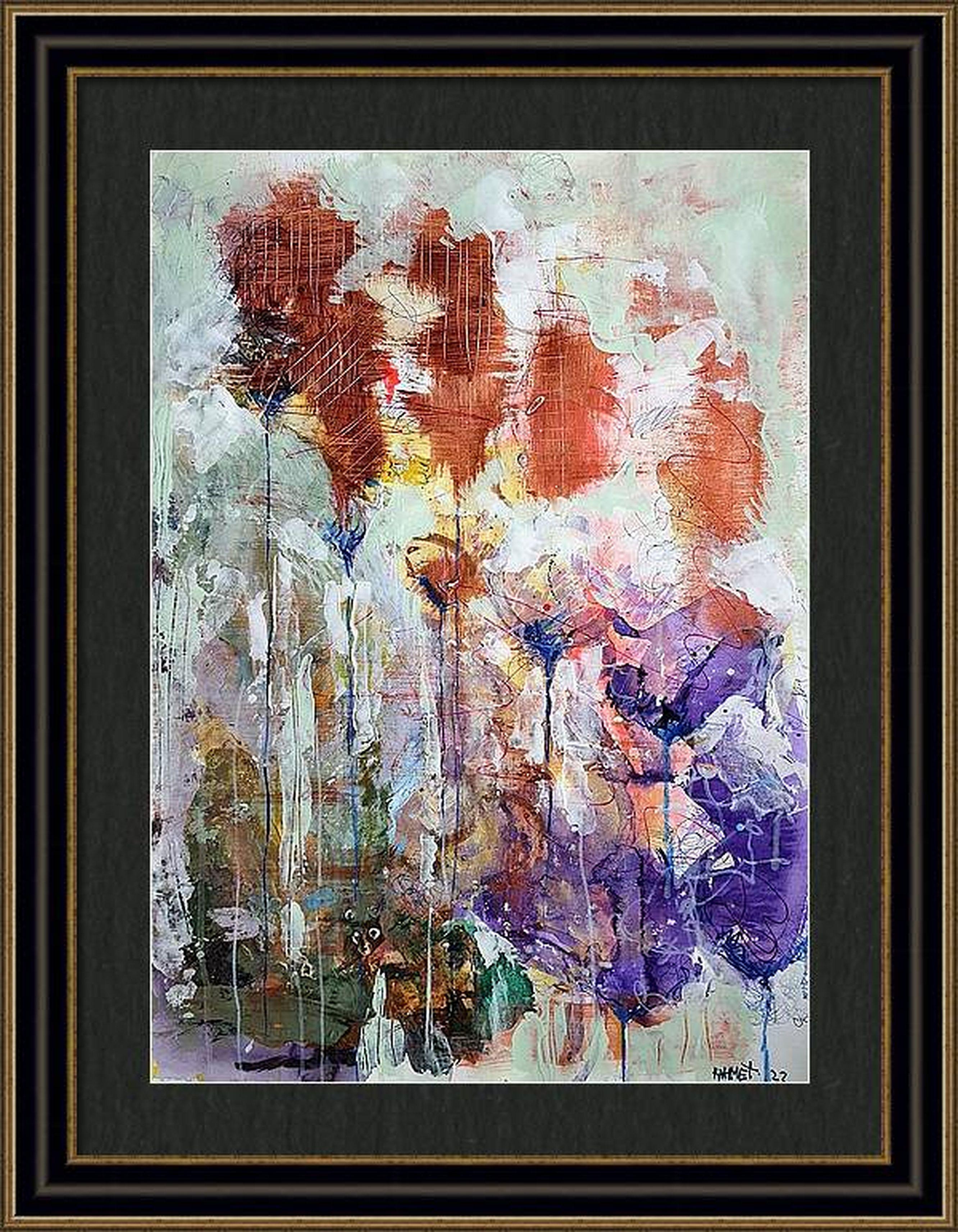 Fantasia con fiori 85 - Painting di RAKHMET REDZHEPOV (RAMZI)