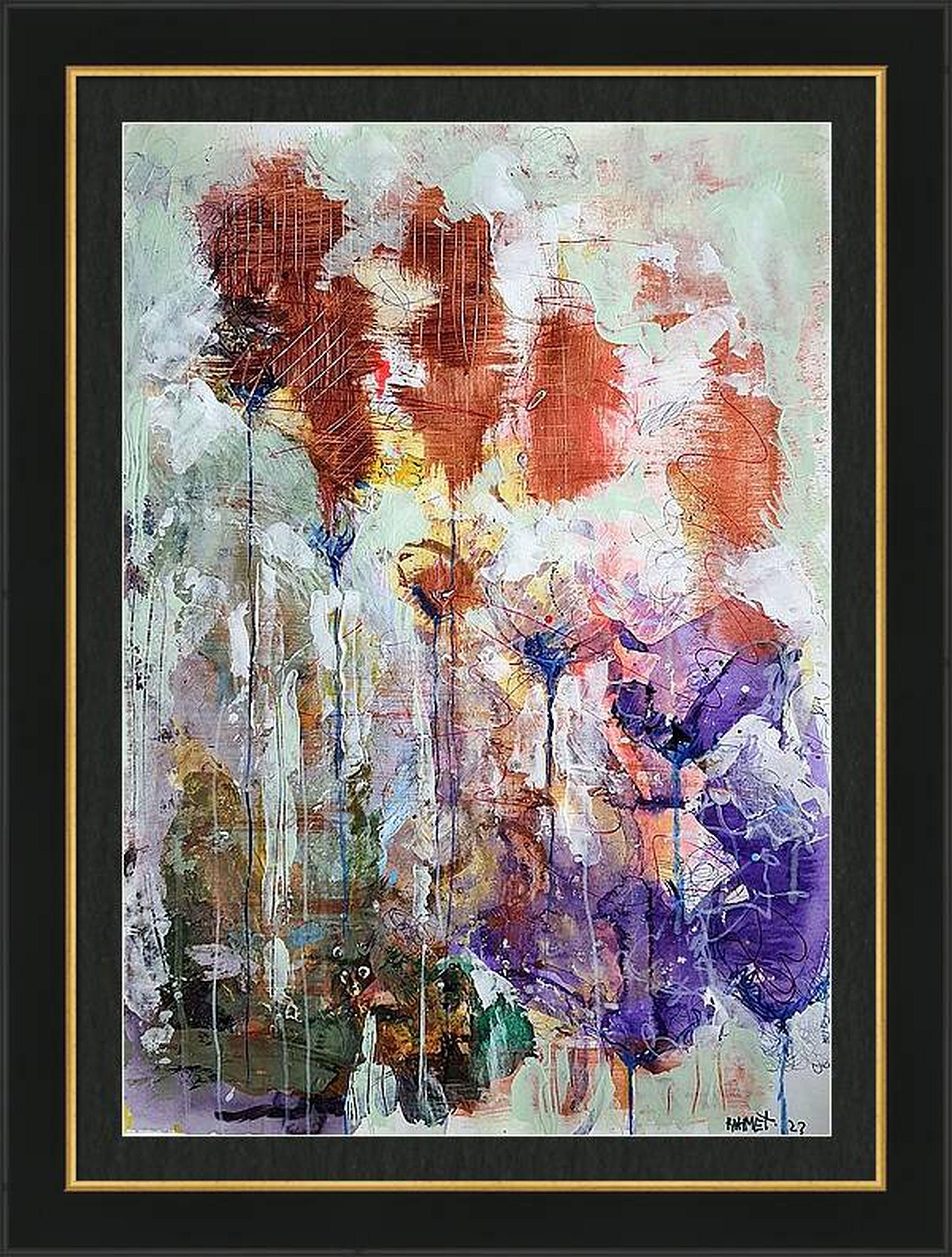 Fantasia con fiori 85 - Painting Impressionismo di RAKHMET REDZHEPOV (RAMZI)