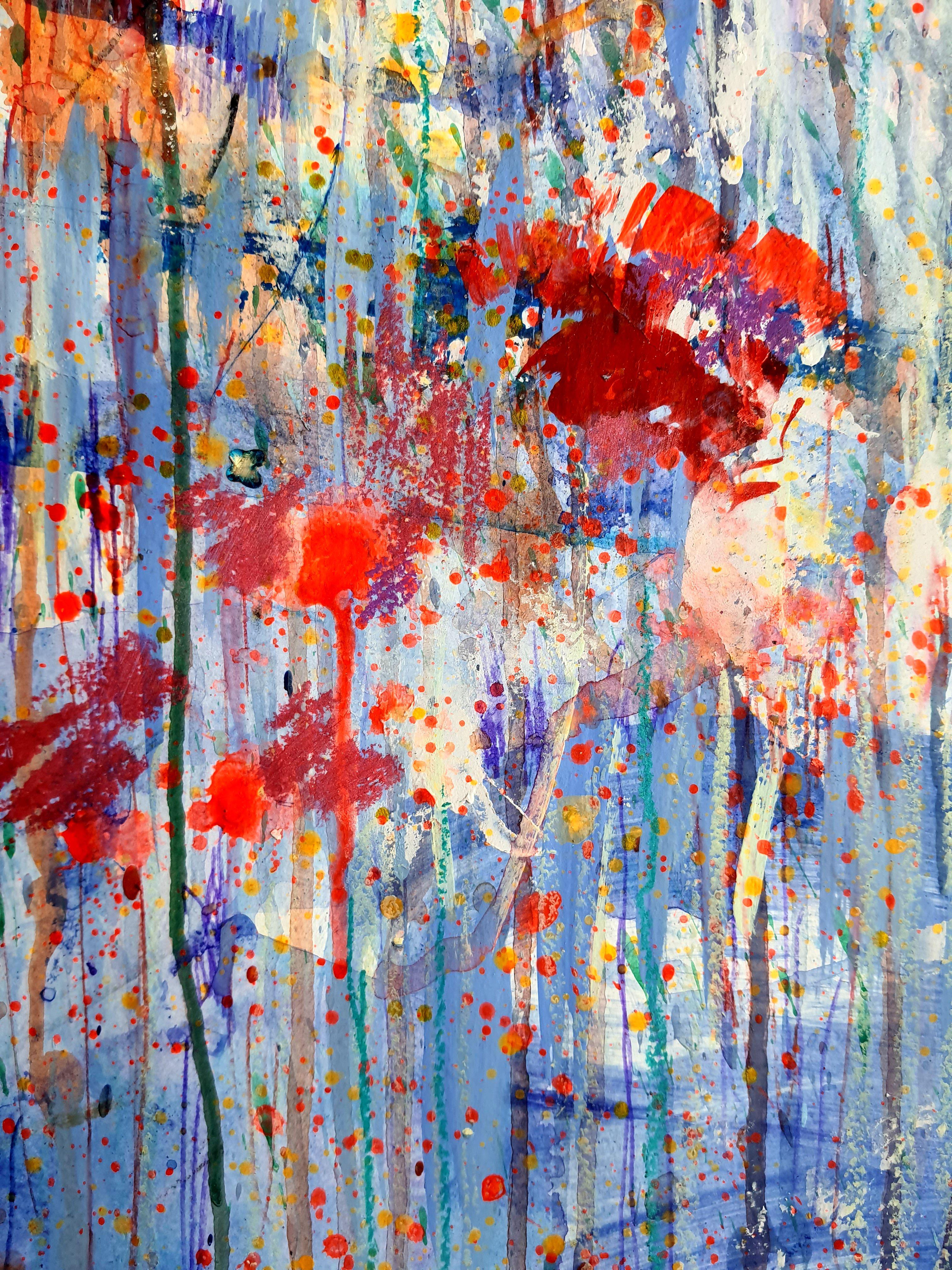 Fantasia con fiori 88 in vendita 6