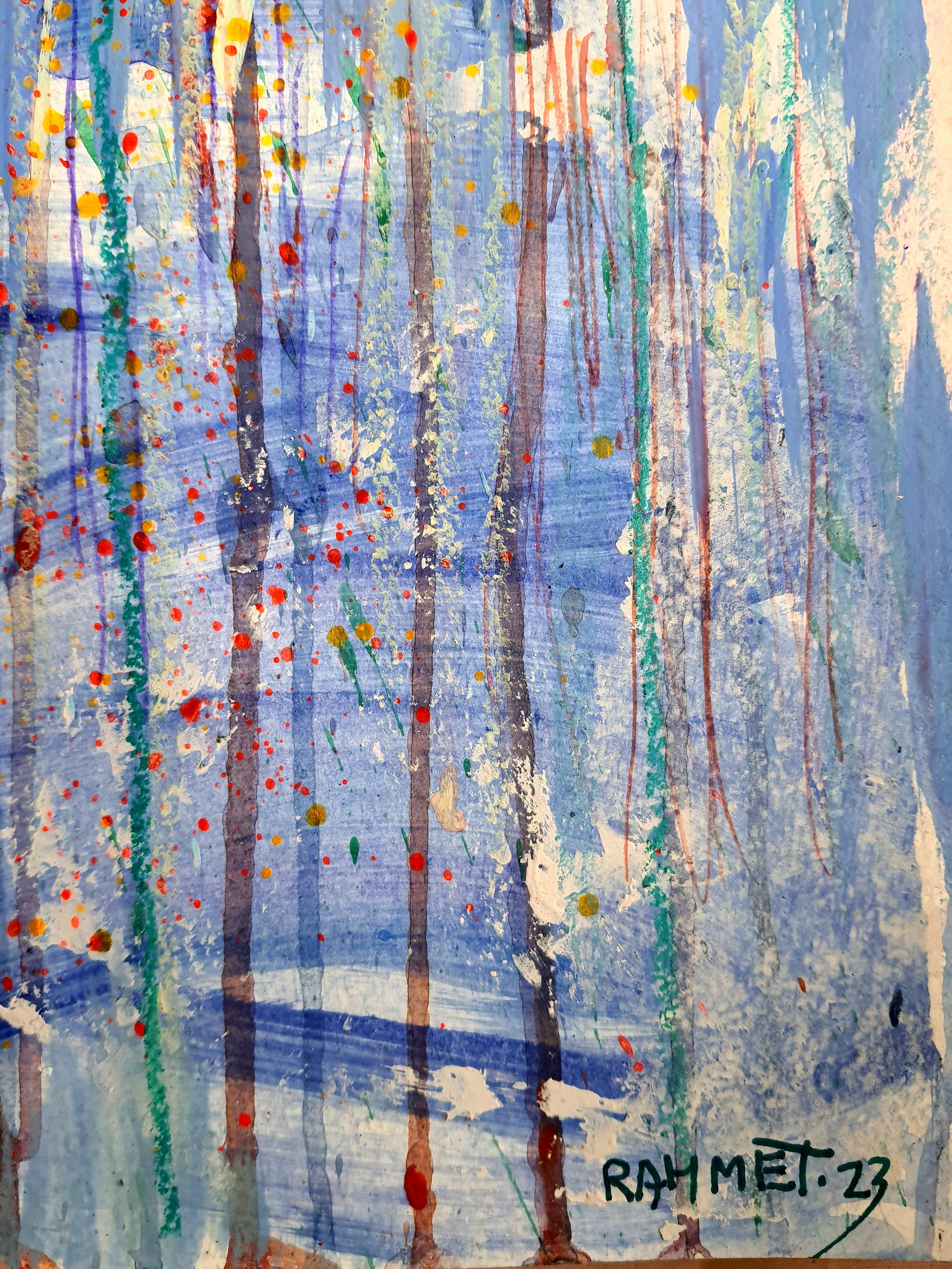 Fantasia con fiori 88 in vendita 8