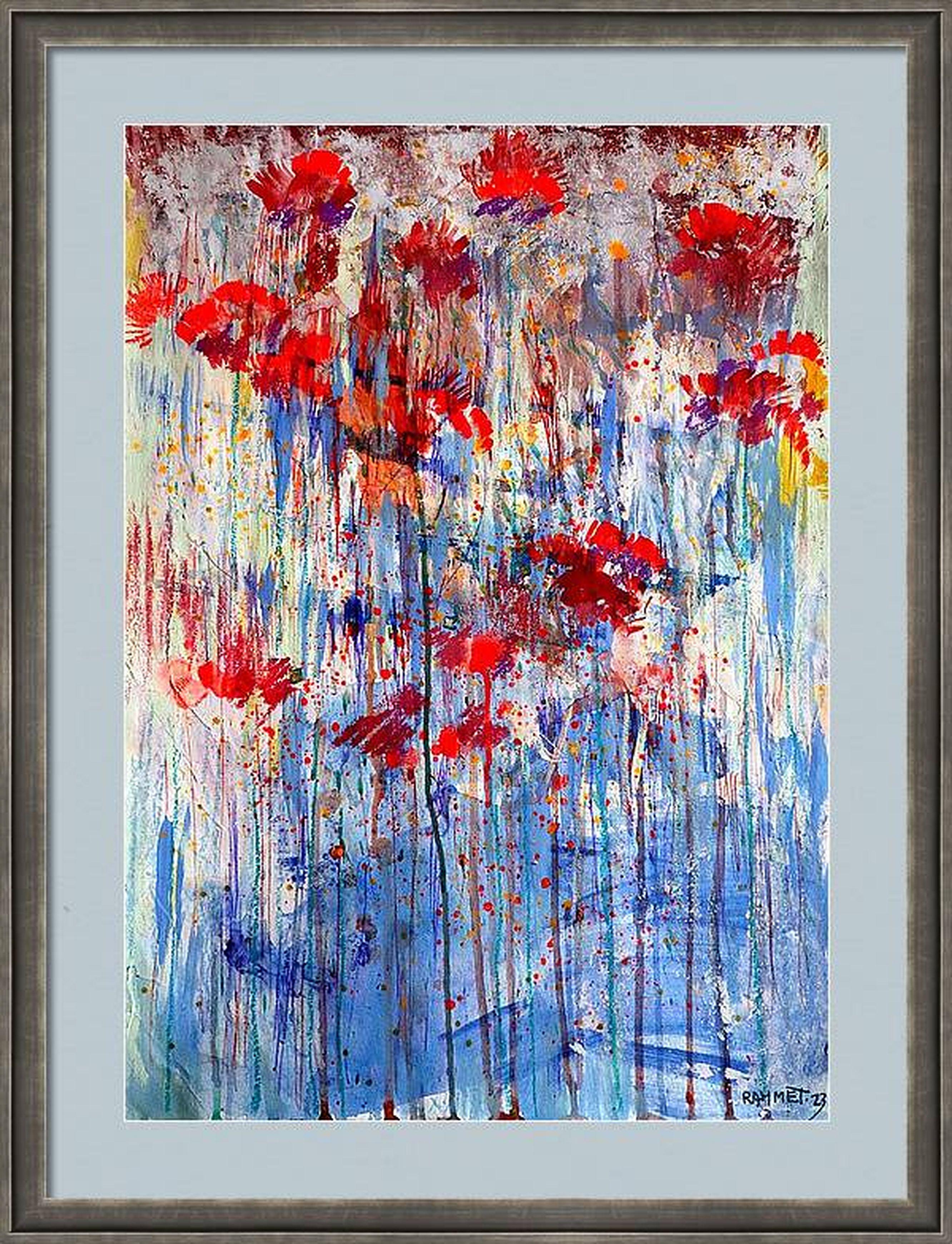 Fantasia con fiori 88 in vendita 1