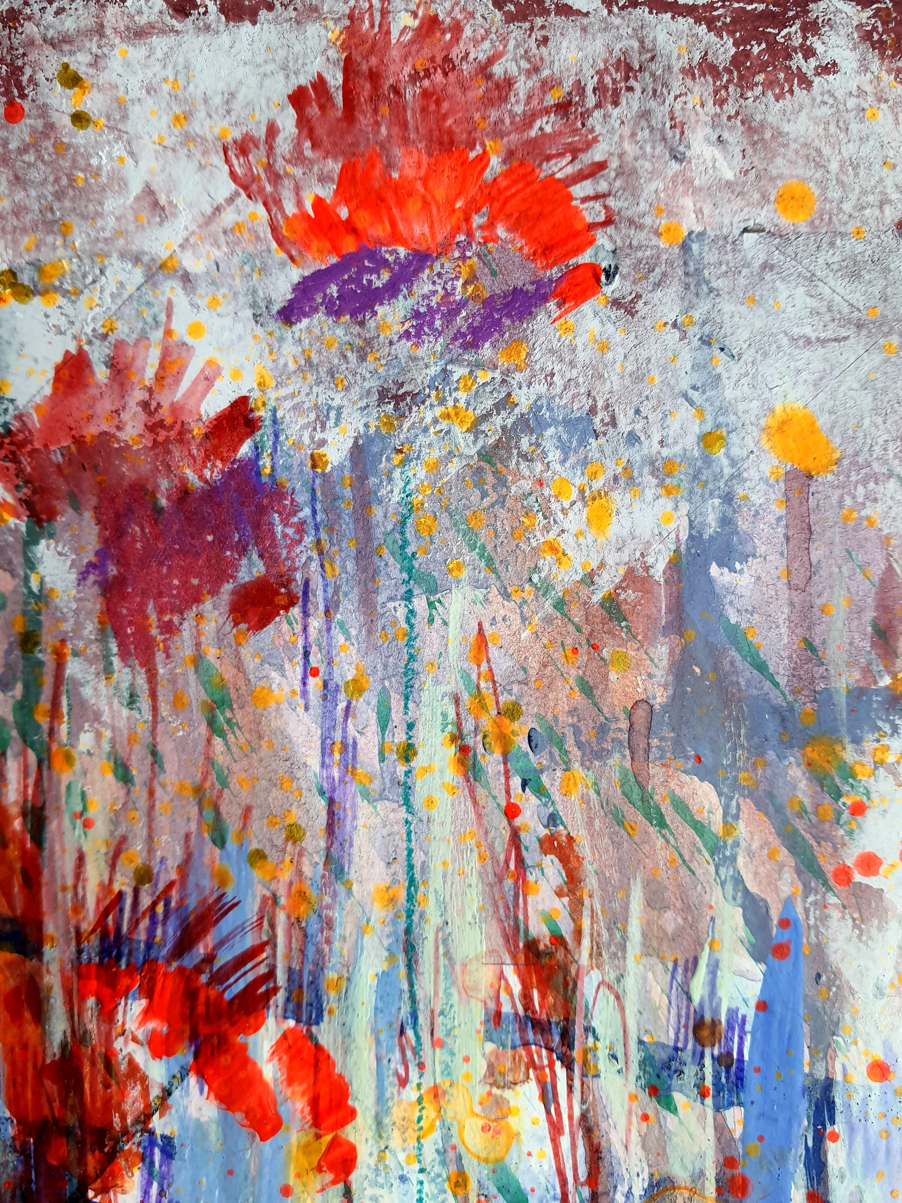 Fantasia con fiori 88 in vendita 3