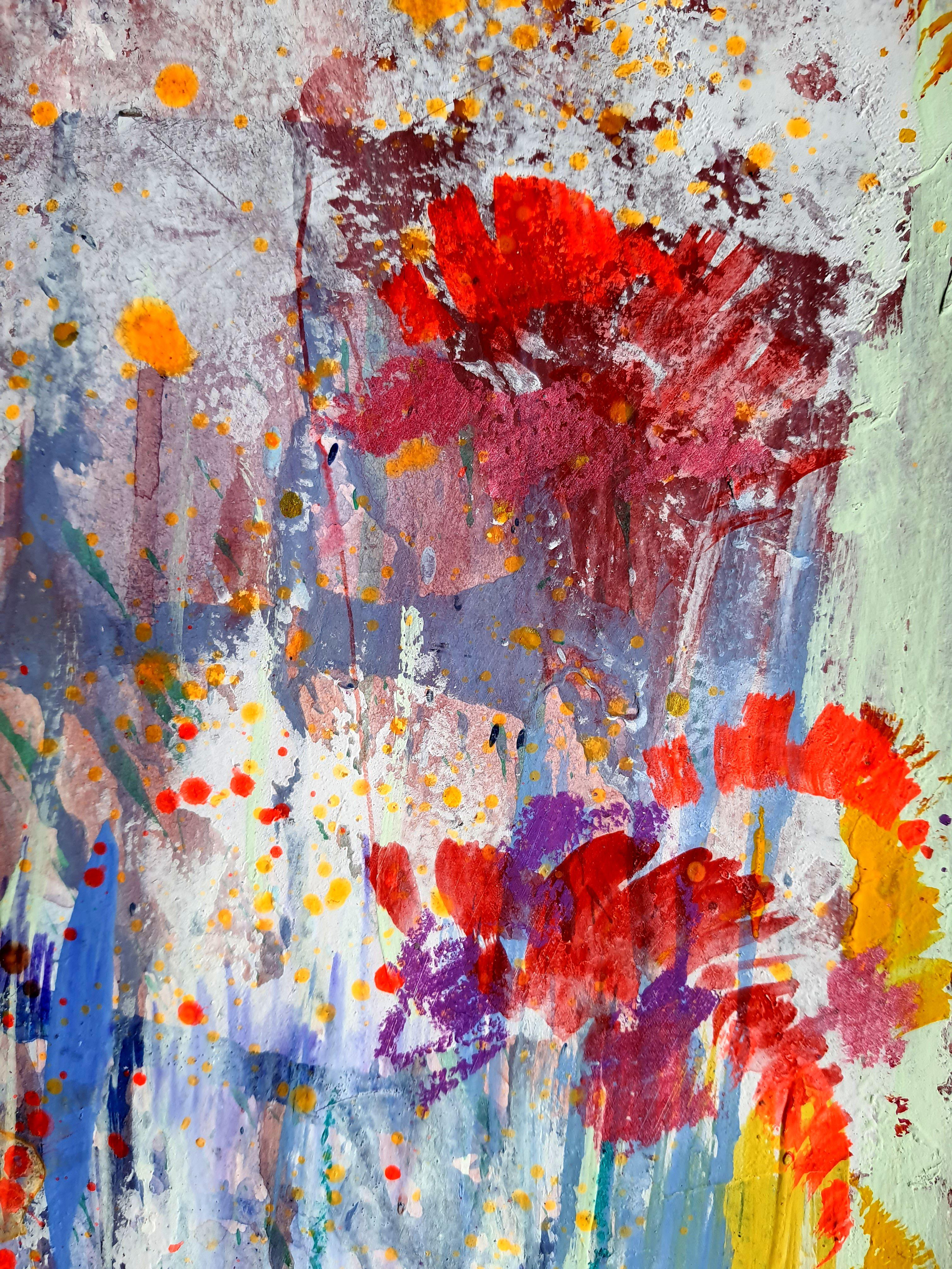 Fantasia con fiori 88 in vendita 4