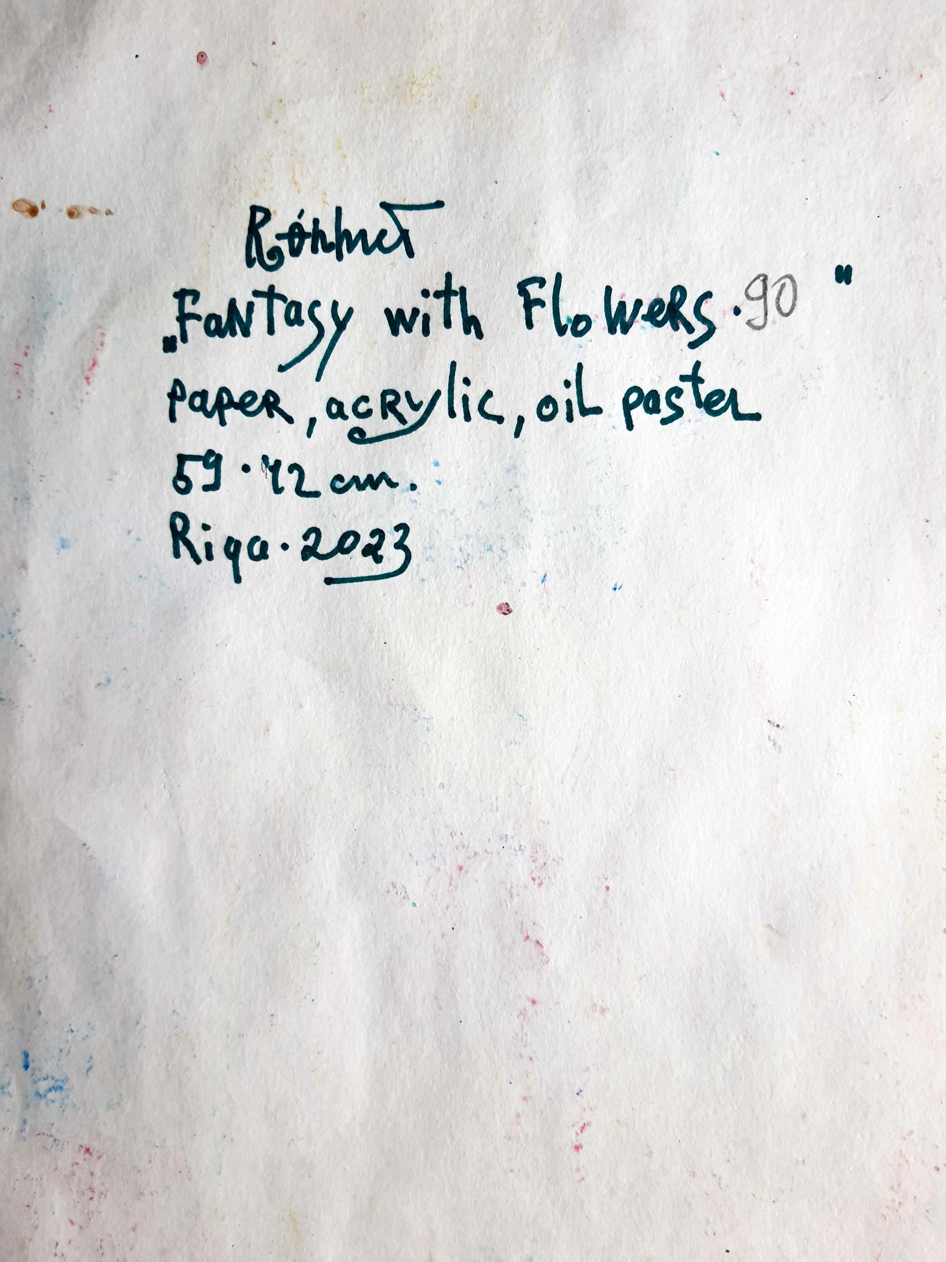 Fantasía con flores 90 en venta 2