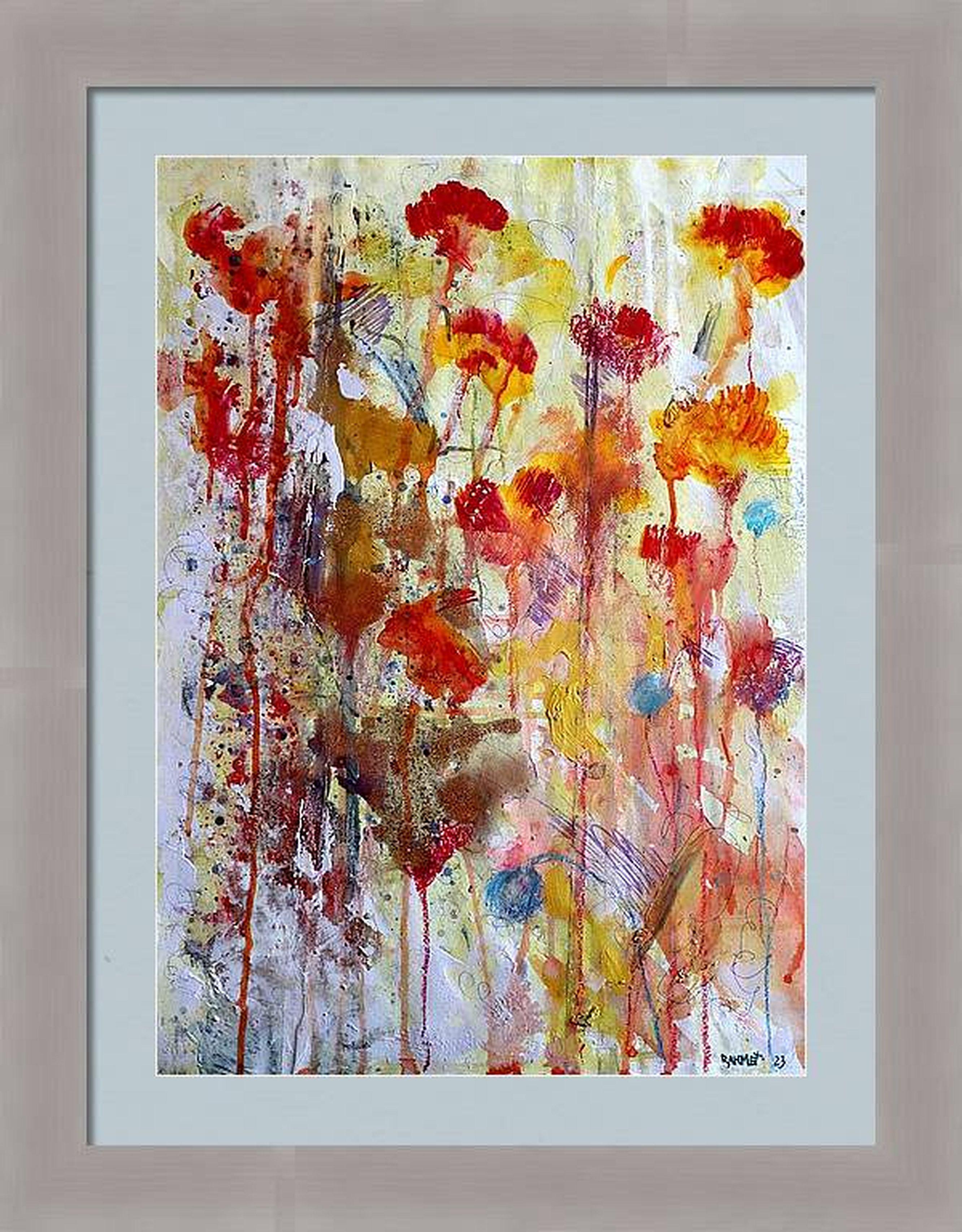 Fantasía con flores 92 - Painting Impresionista de RAKHMET REDZHEPOV (RAMZI)