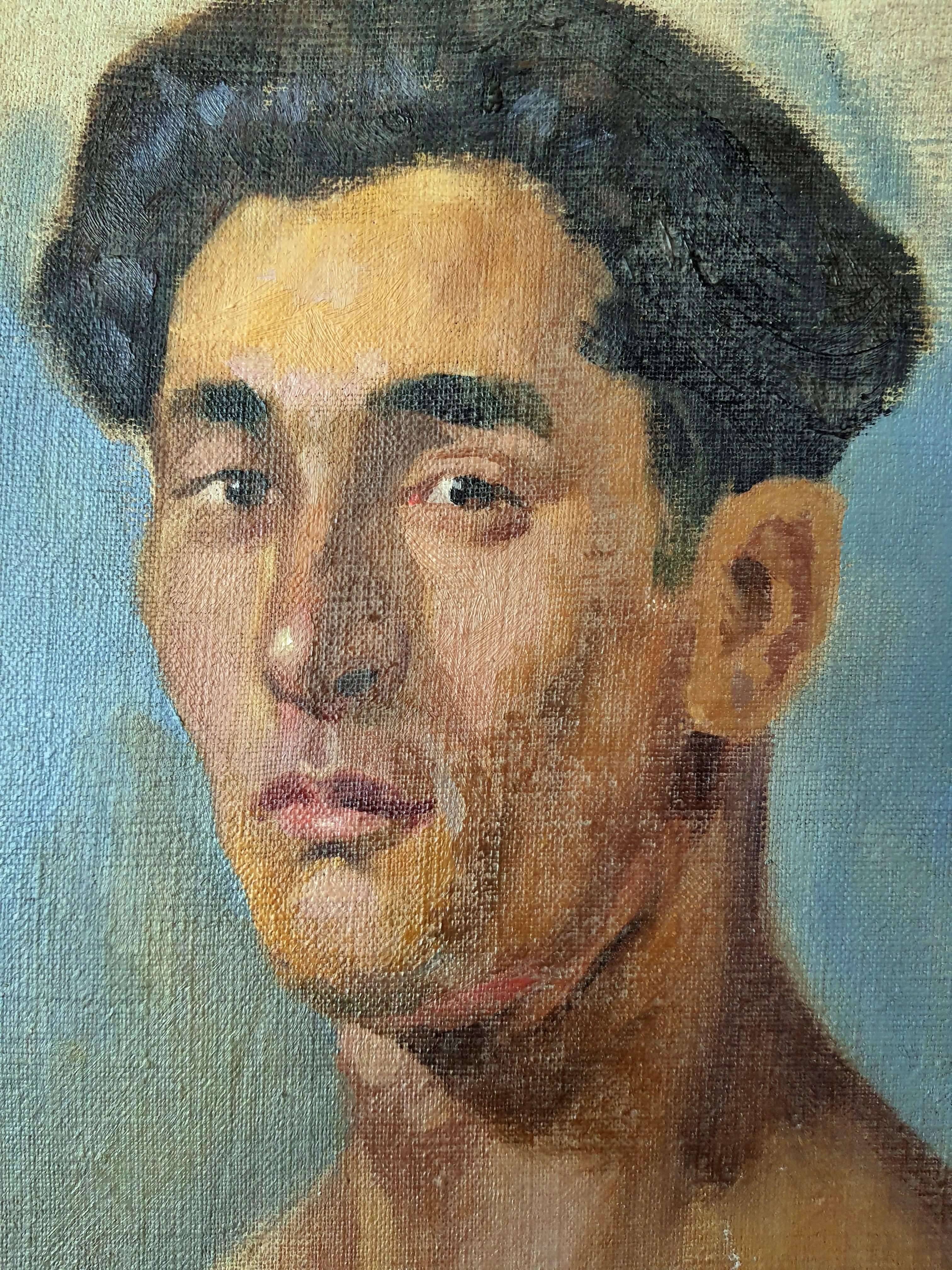 
Nel realizzare questo ritratto, ho cercato di fondere tratti impressionistici con un tocco di realismo per catturare non solo l'essenza fisica ma anche quella emotiva del soggetto. Il sottile gioco di luci e ombre sui suoi lineamenti rivela una