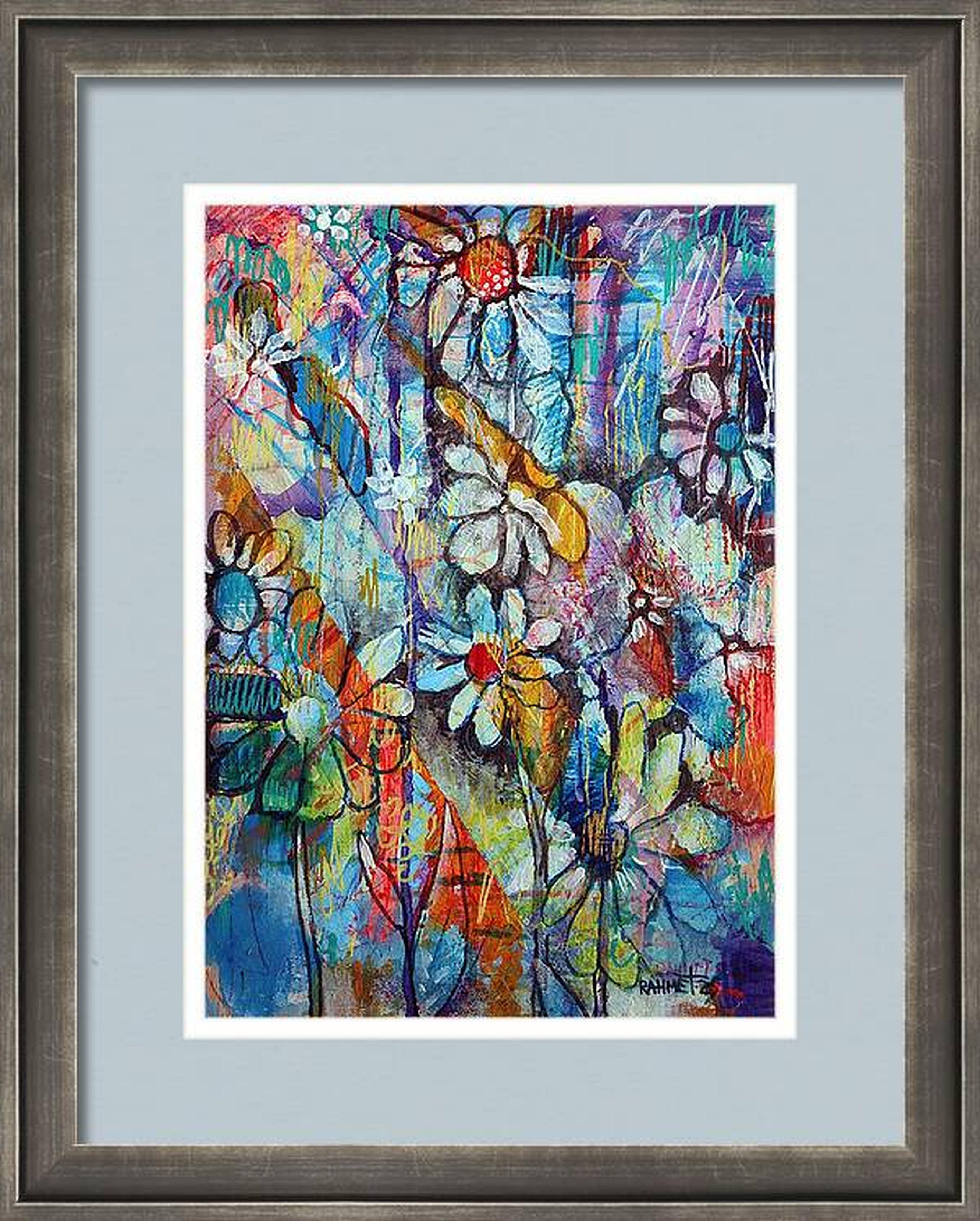 Flowers 16 - Painting by RAKHMET REDZHEPOV (RAMZI)