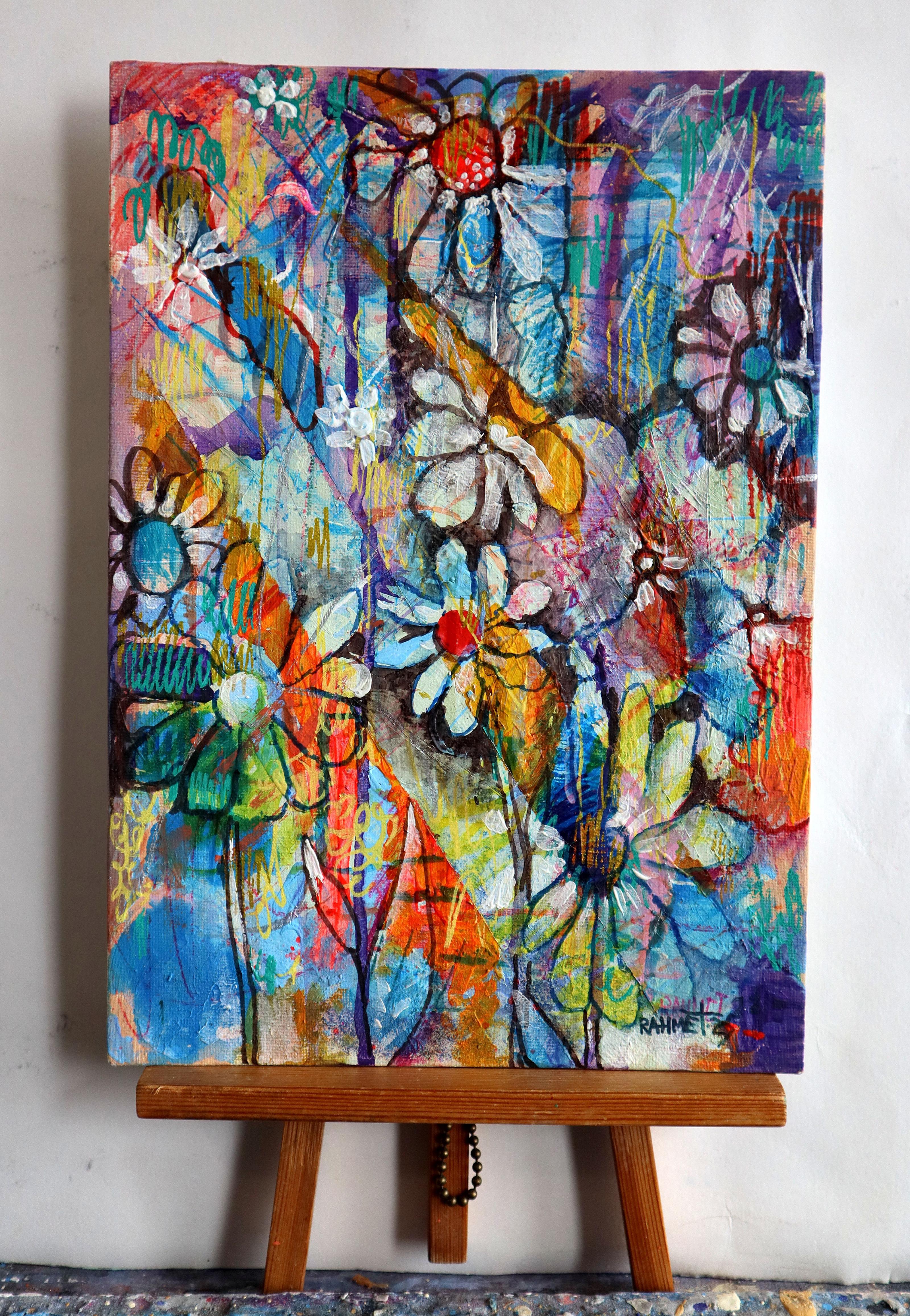 In creating this piece, I embraced the vibrancy and chaos of nature, channeling my emotions into a vivid expressionist and impressionist blend. Each brushstroke in acrylic and oil contributes to a rich tapestry of colors that symbolize growth,