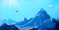 Free Wind: (SPACES Series) Canvas, Oil, Acrylic, 60x120 cm