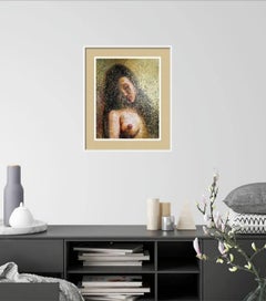 GOLD IRINA – Portrait, Oil, Acrylic, Canvas, 35x27 cm.