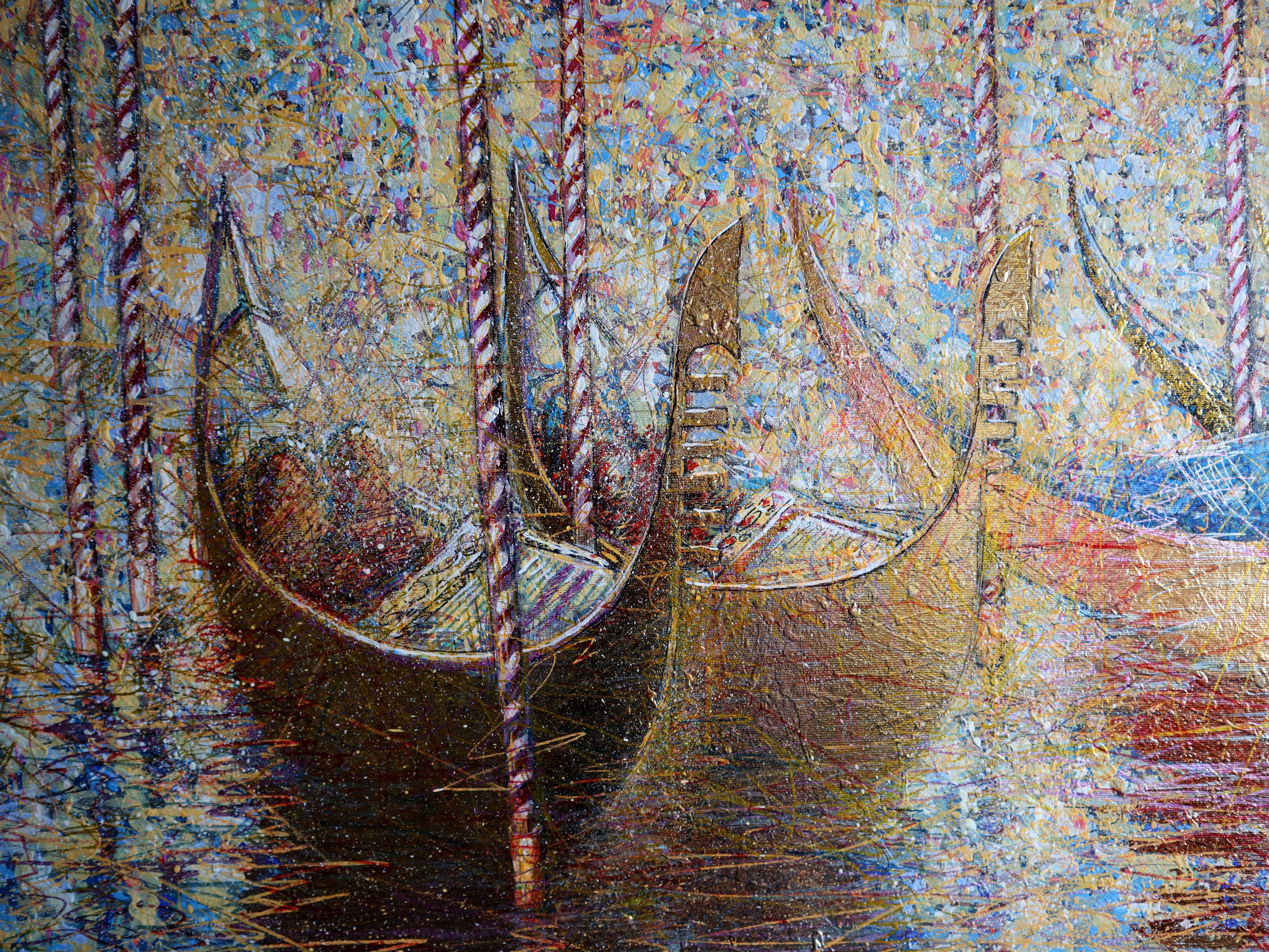 Golden Gondolas of Venice 3