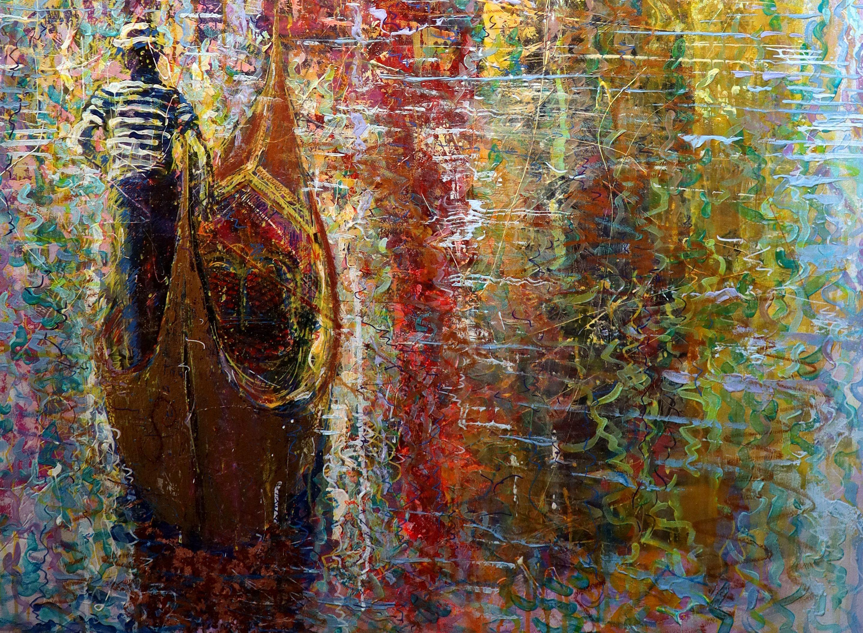Dreams of A World Sail Trip - Marron Interior Painting par RAKHMET REDZHEPOV (RAMZI)