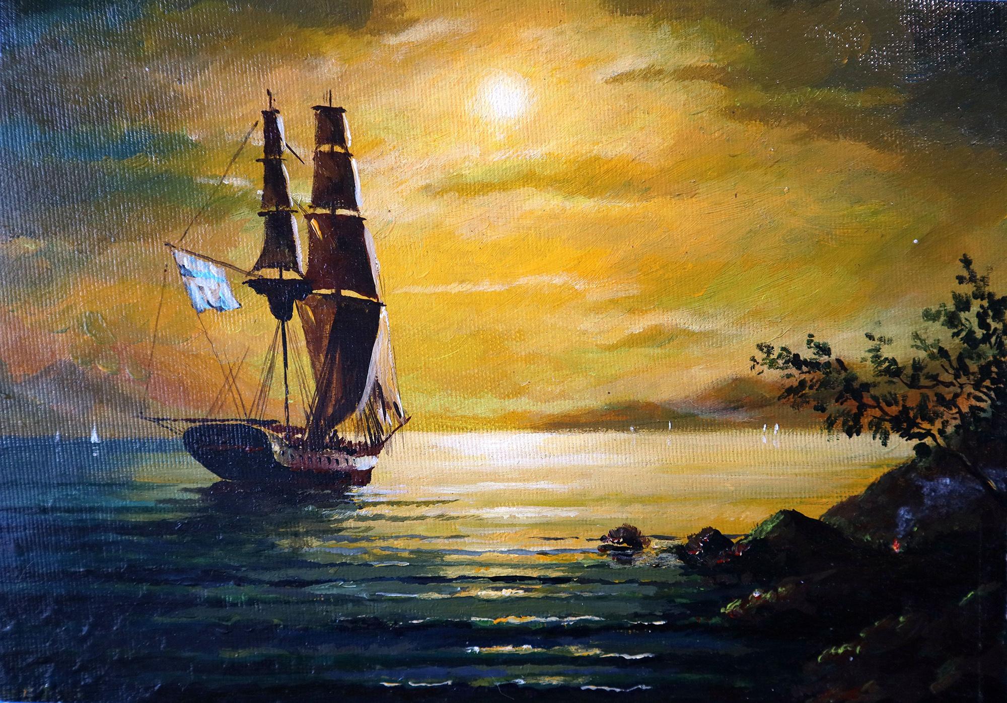 Porto - Painting di RAKHMET REDZHEPOV (RAMZI)