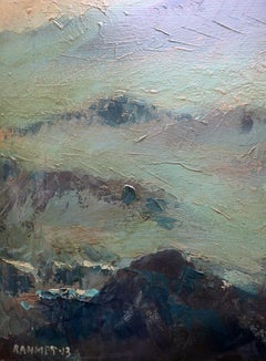 Himalaya : (Série SPACES) Toile, huile, acrylique, 60x120 cm